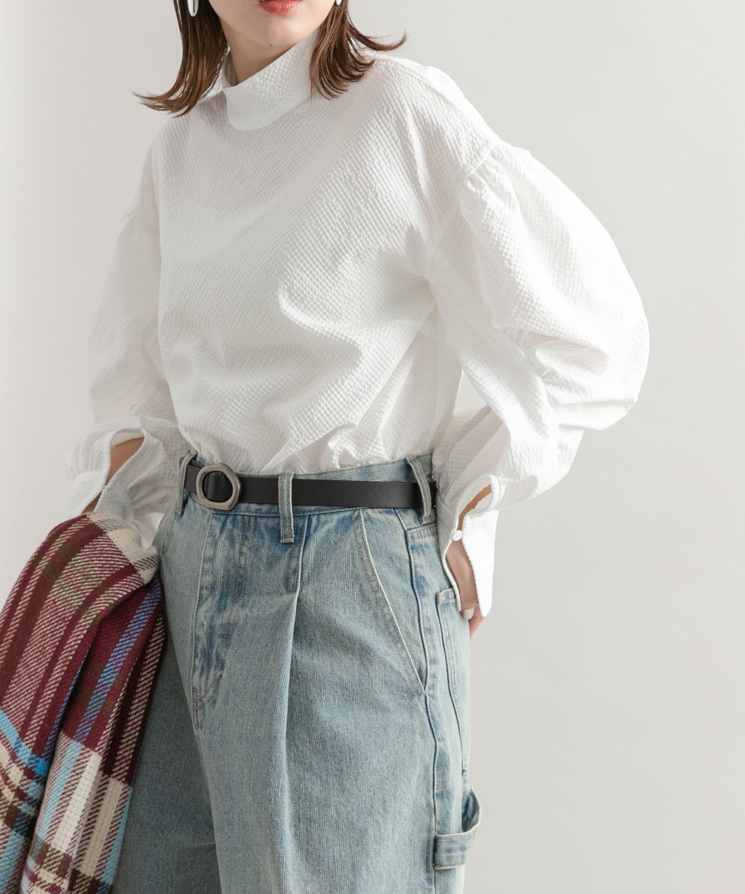 身長：160cm サイズ：one