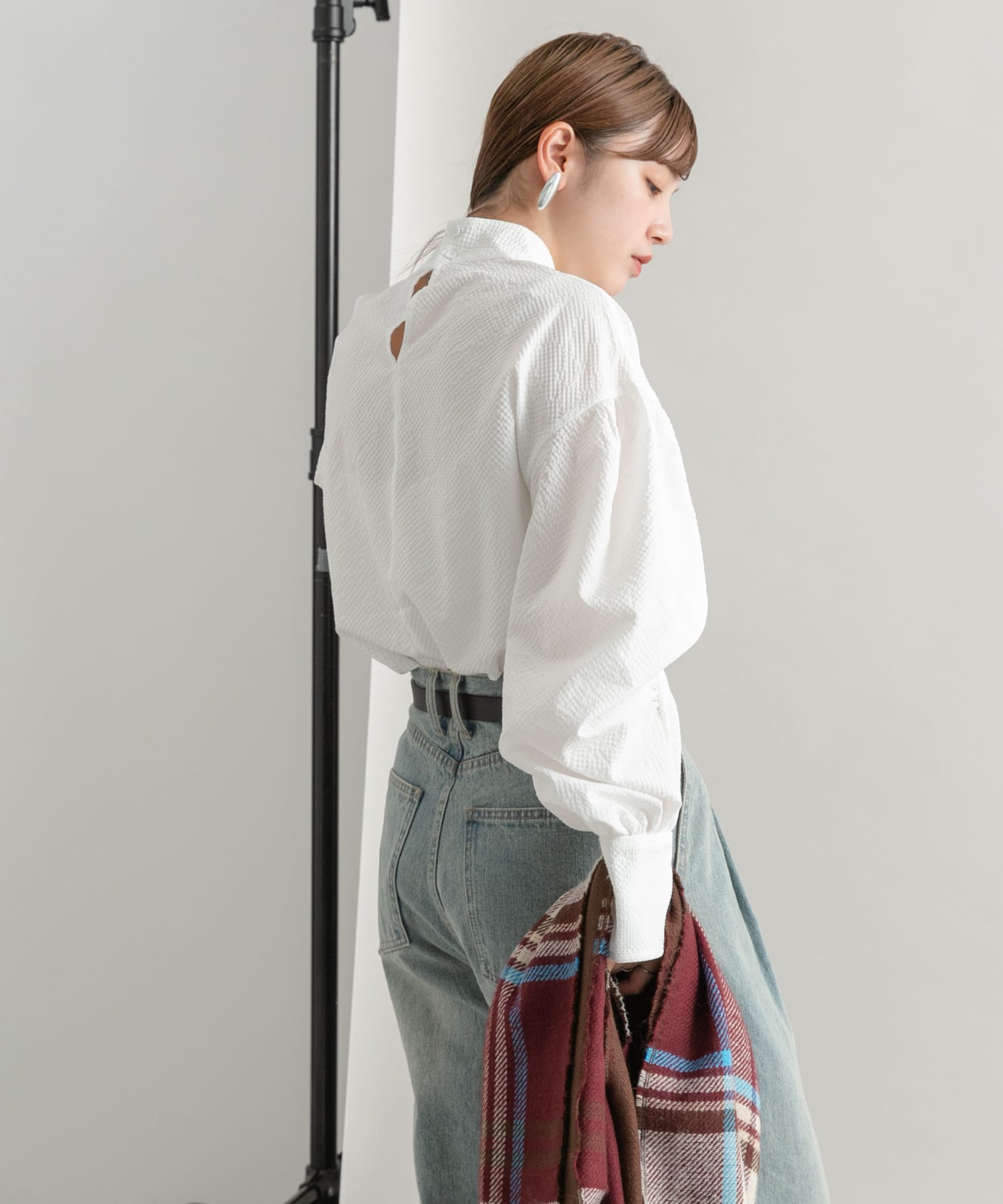 身長：160cm サイズ：one