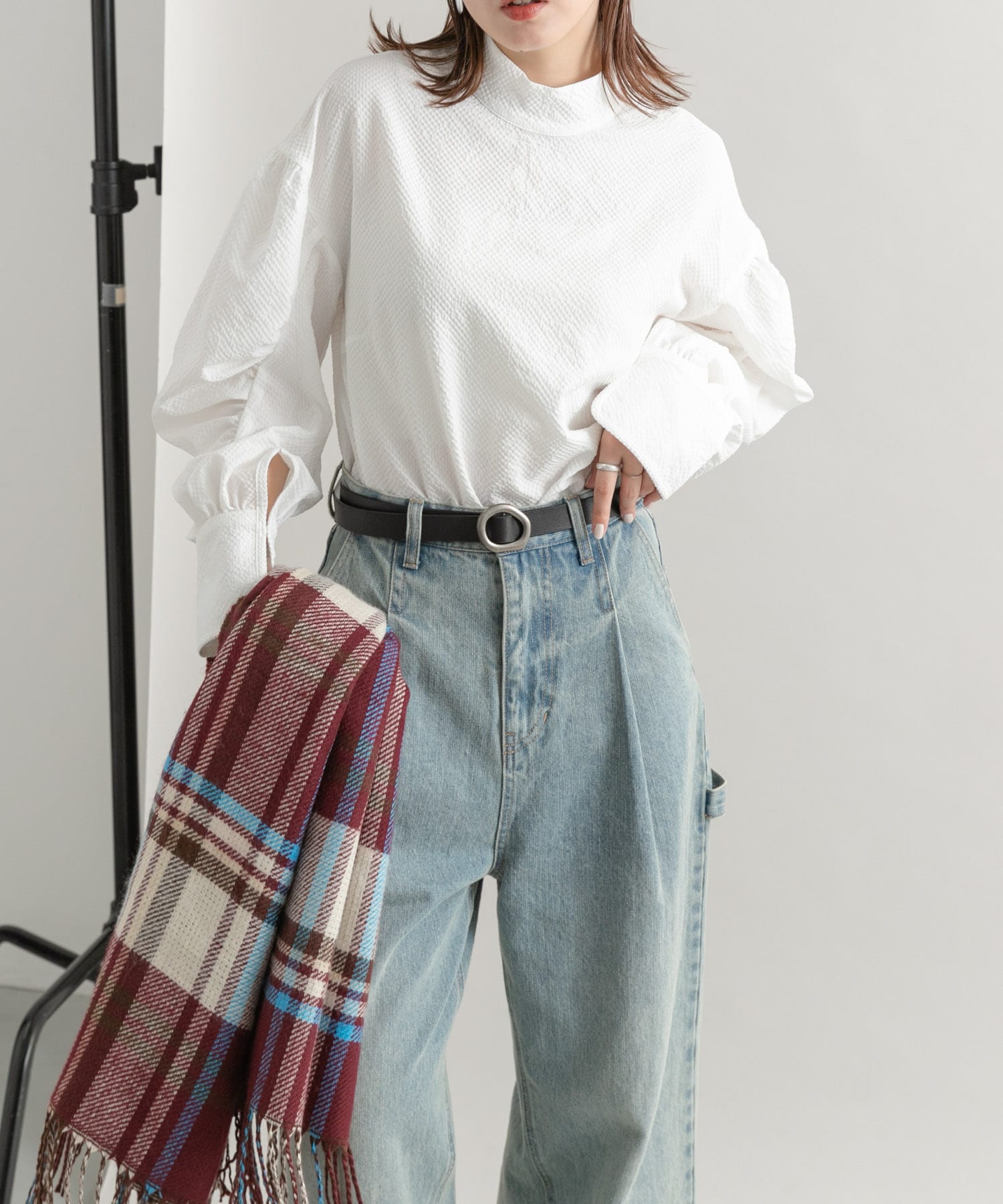 身長：160cm サイズ：one