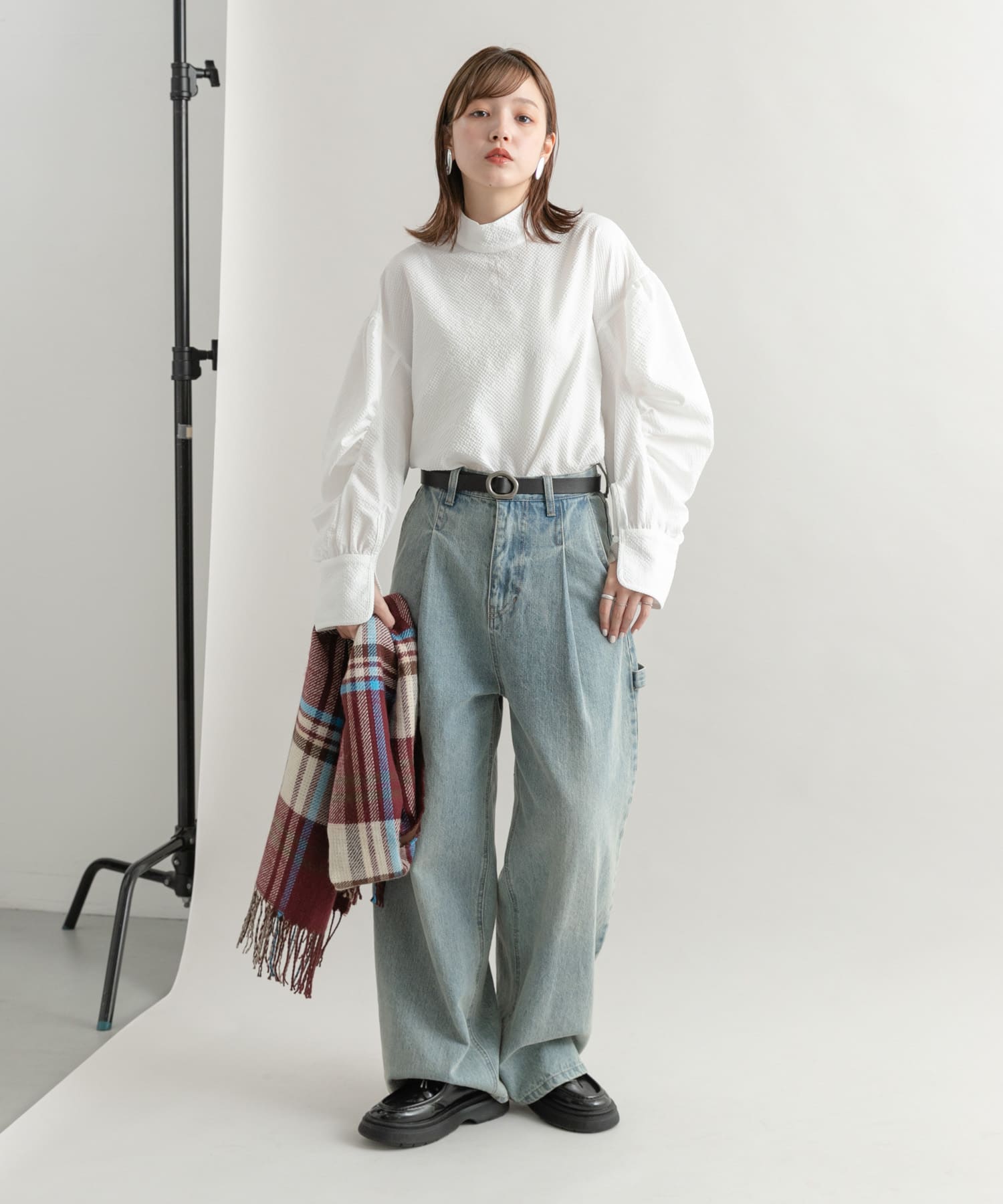身長：160cm サイズ：one