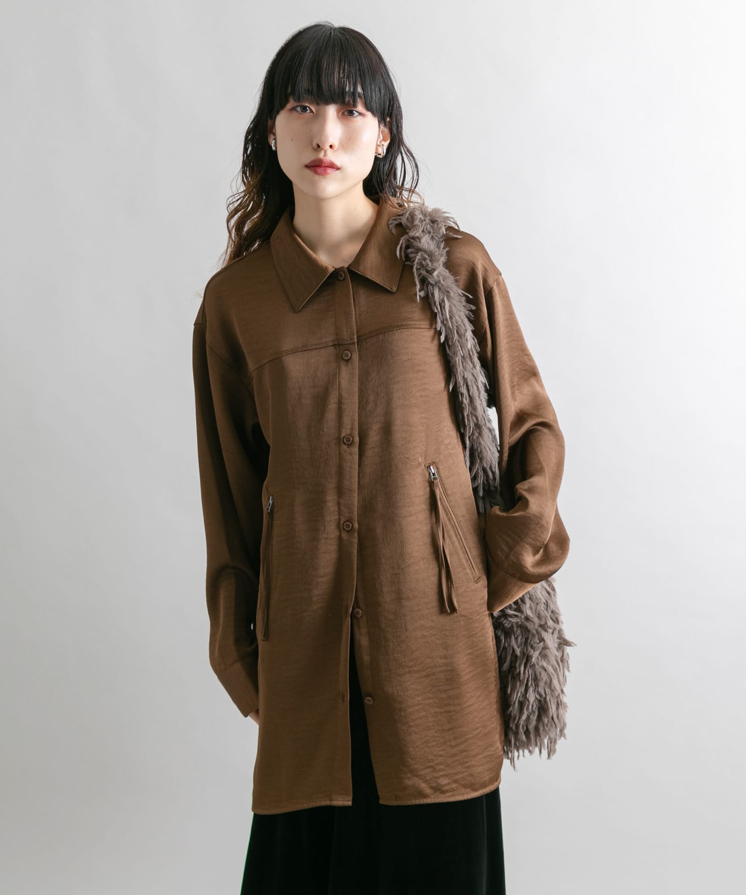 身長：160cm サイズ：one