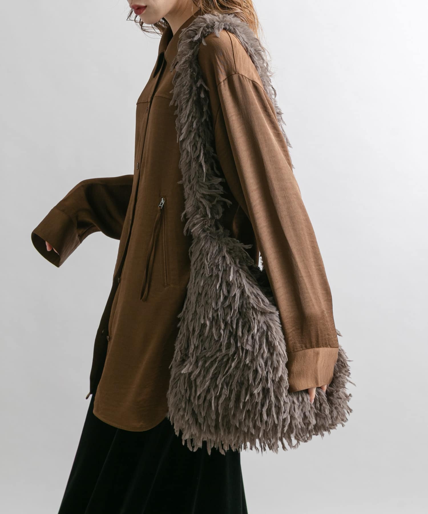 身長：160cm サイズ：one