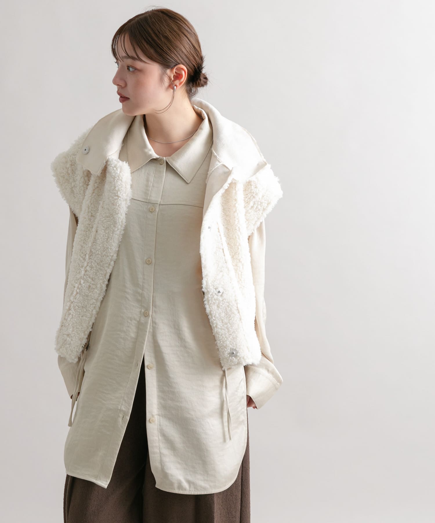 身長：160cm サイズ：one