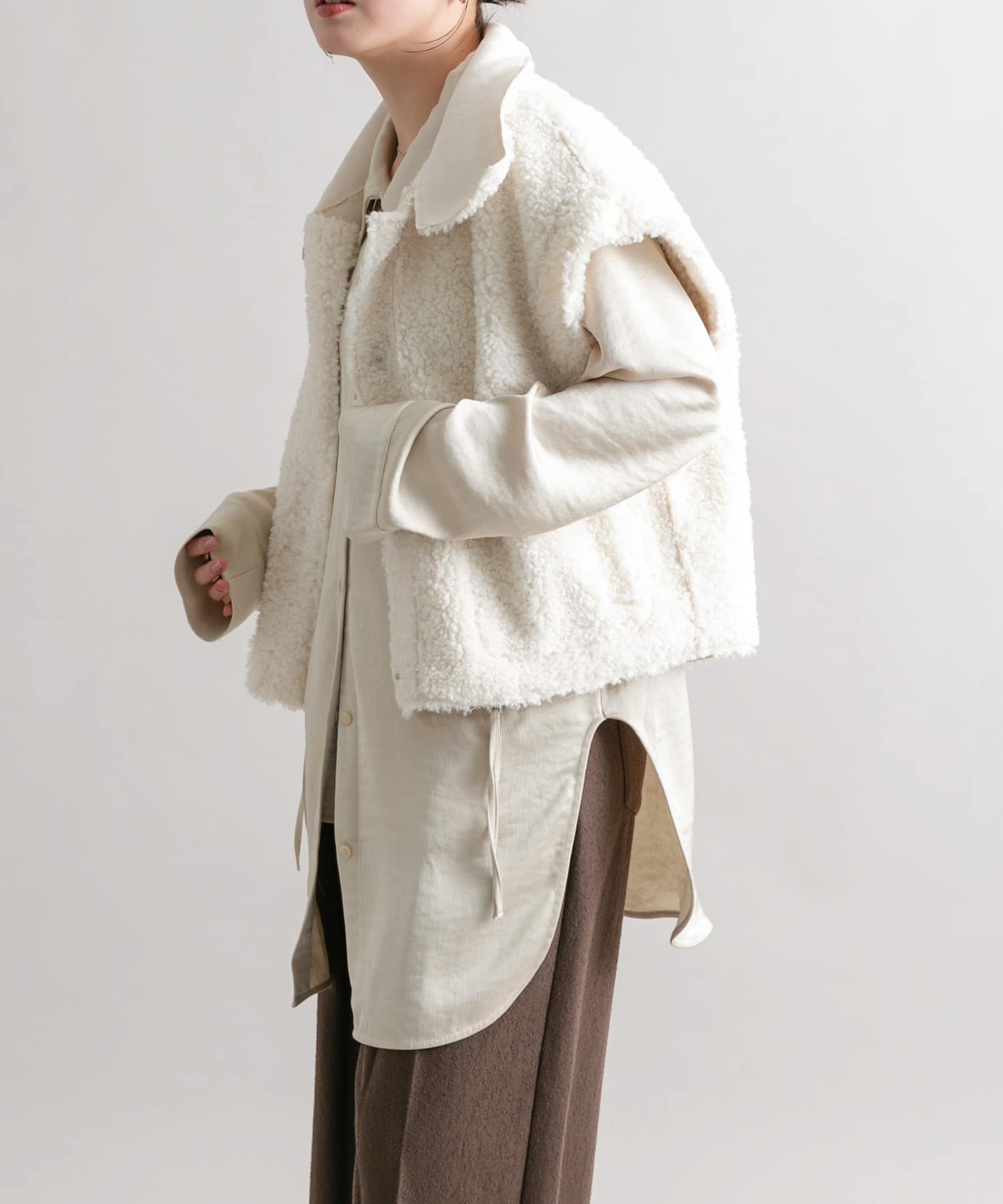 身長：160cm サイズ：one