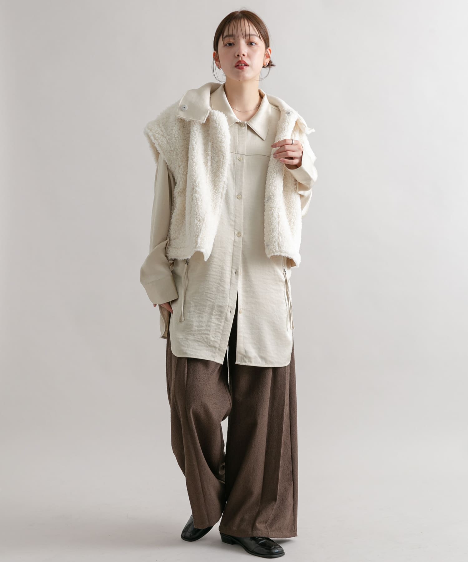 身長：160cm サイズ：one