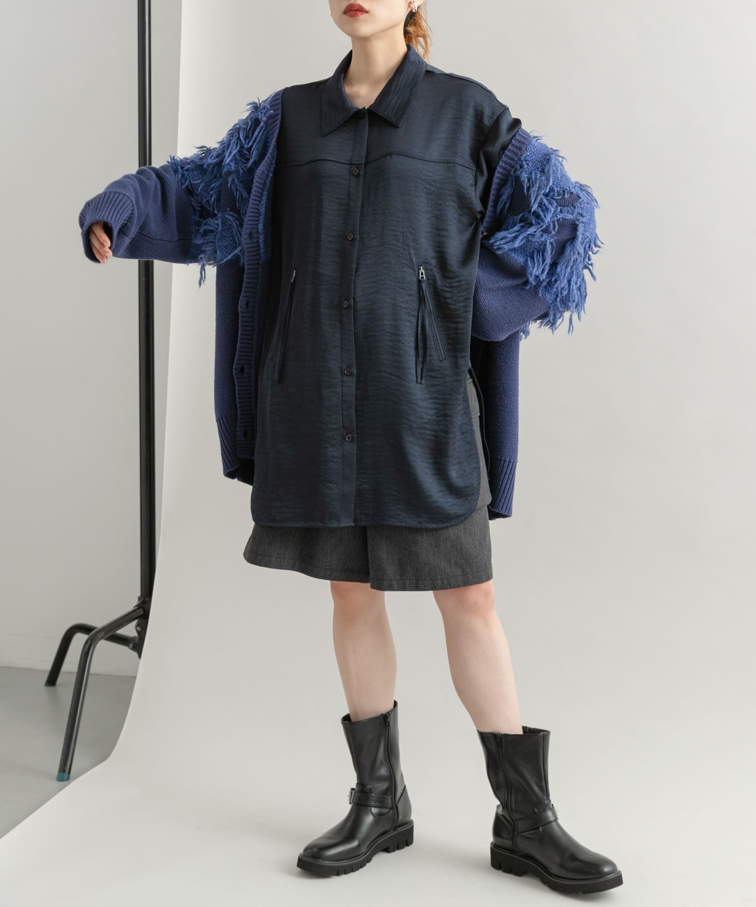 身長：160cm サイズ：one