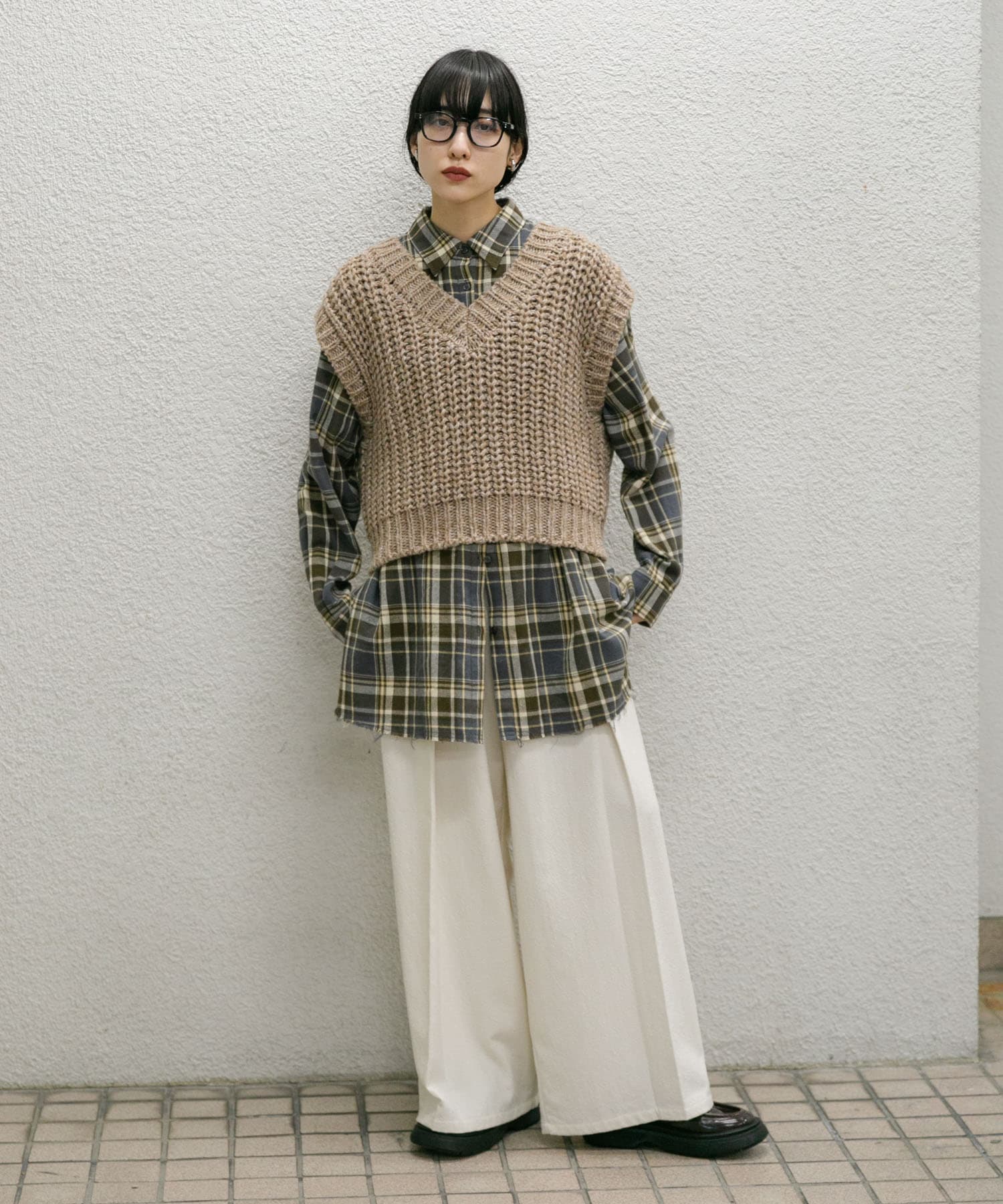 身長：160cm サイズ：one