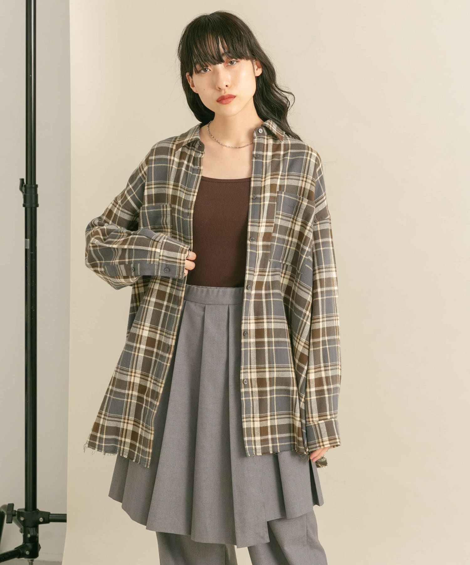 身長：160cm サイズ：one