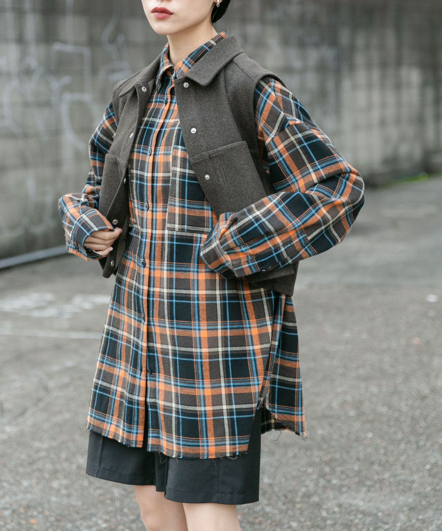 身長：160cm サイズ：one