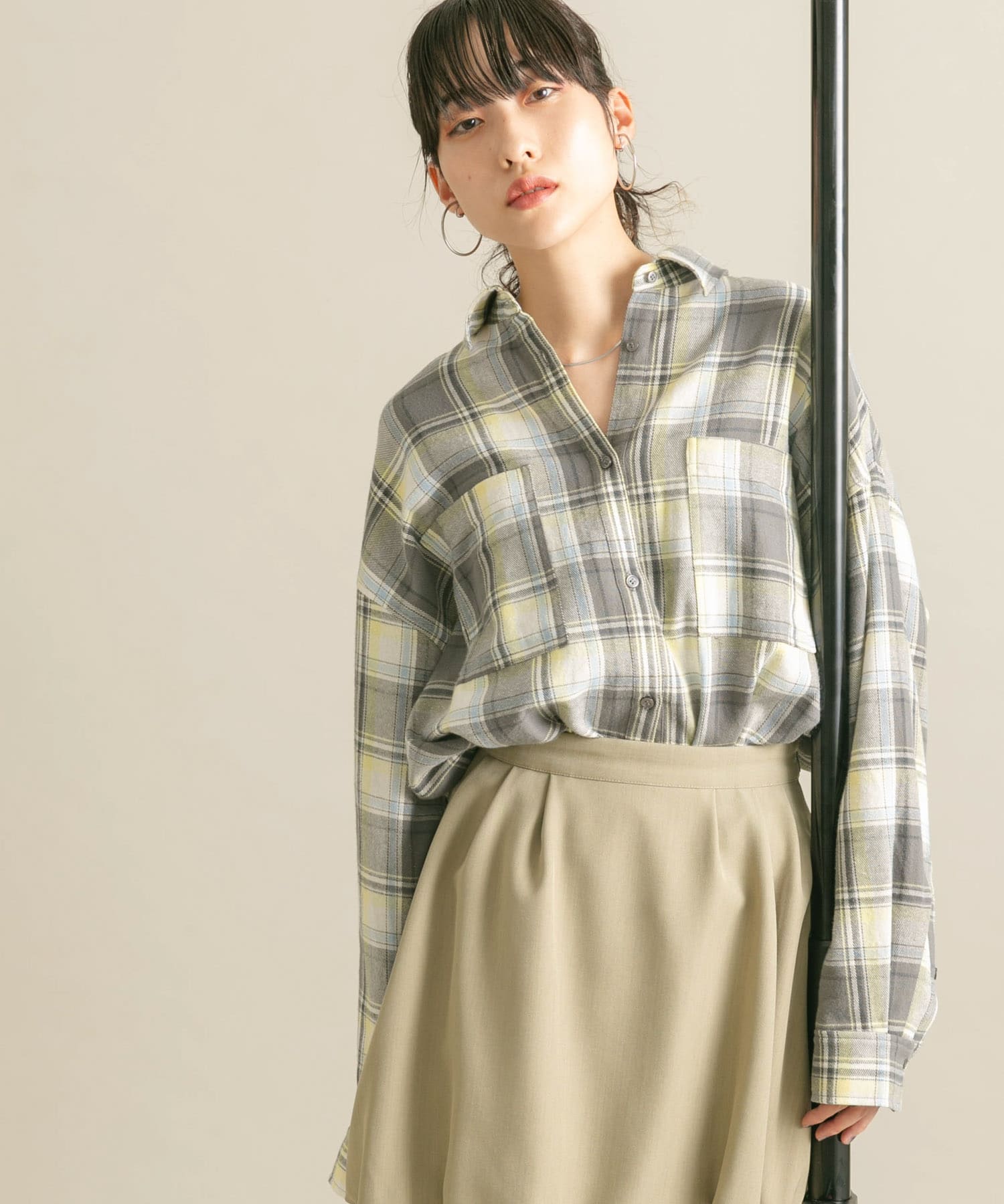 身長：160cm サイズ：one