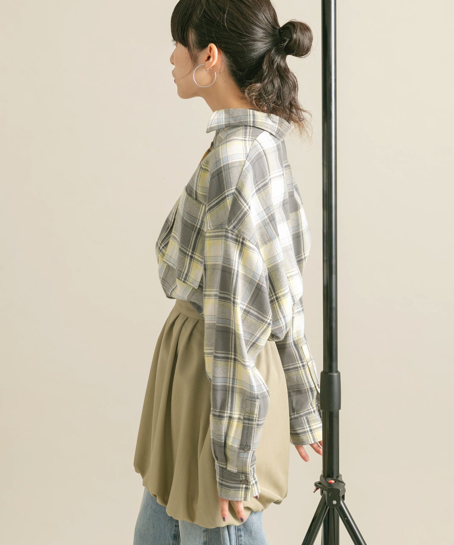 身長：160cm サイズ：one
