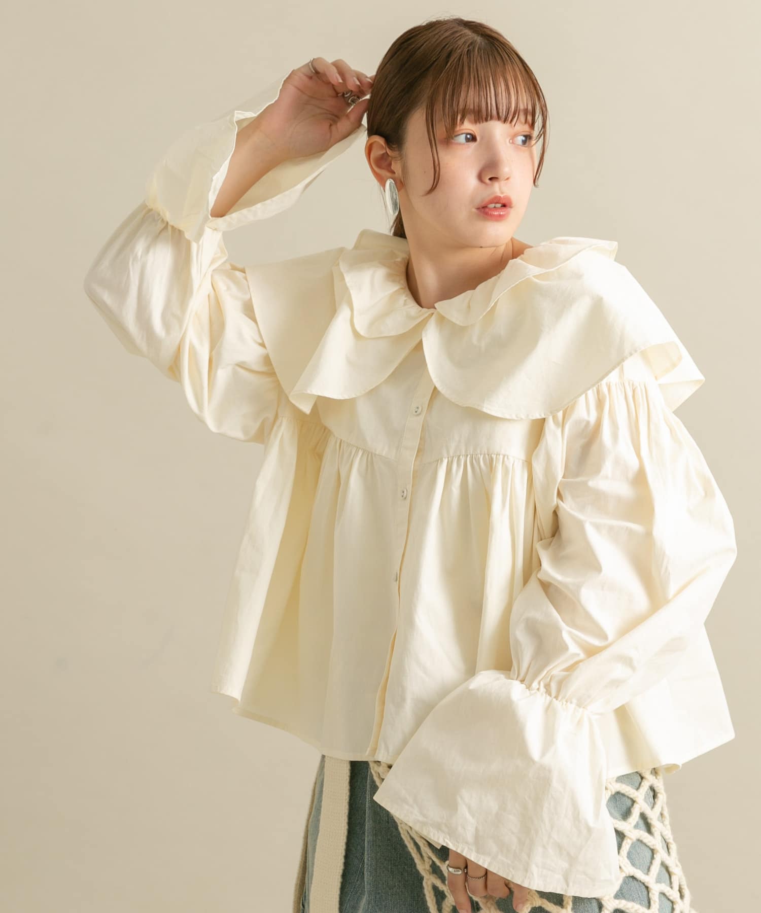 身長：160cm サイズ：one