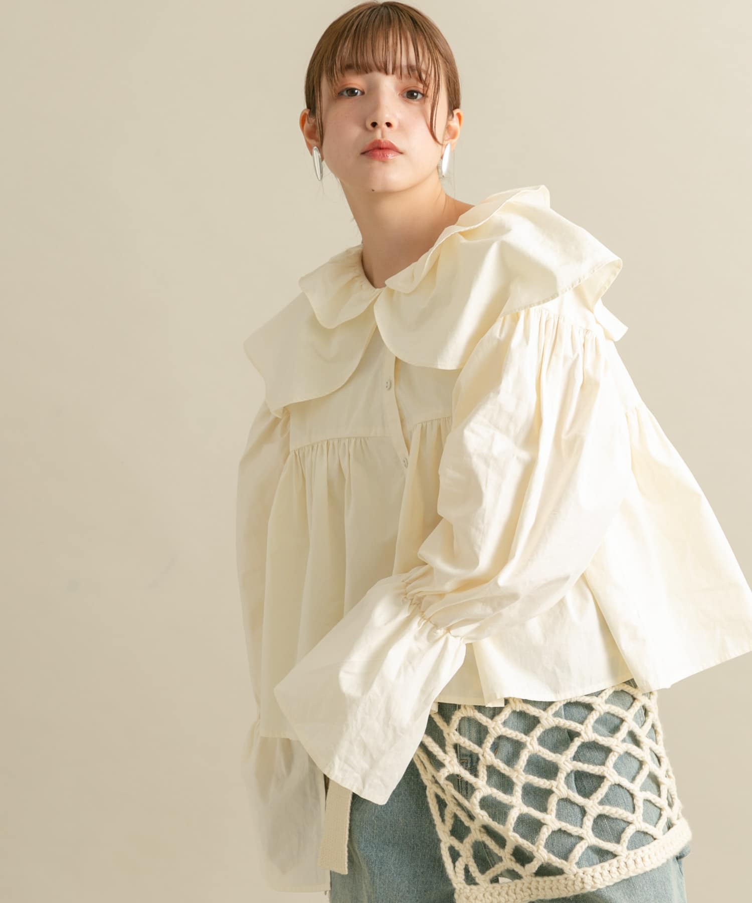 身長：160cm サイズ：one