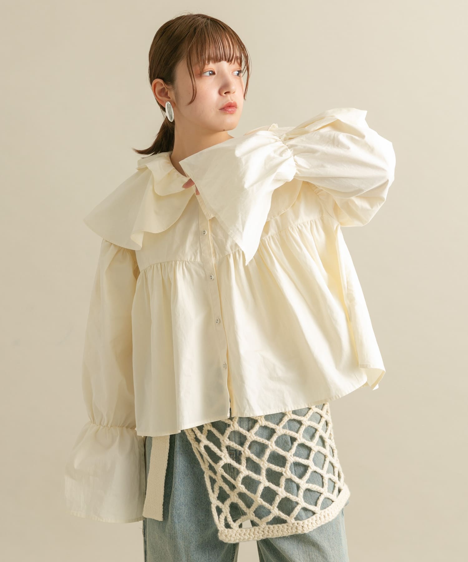 身長：160cm サイズ：one