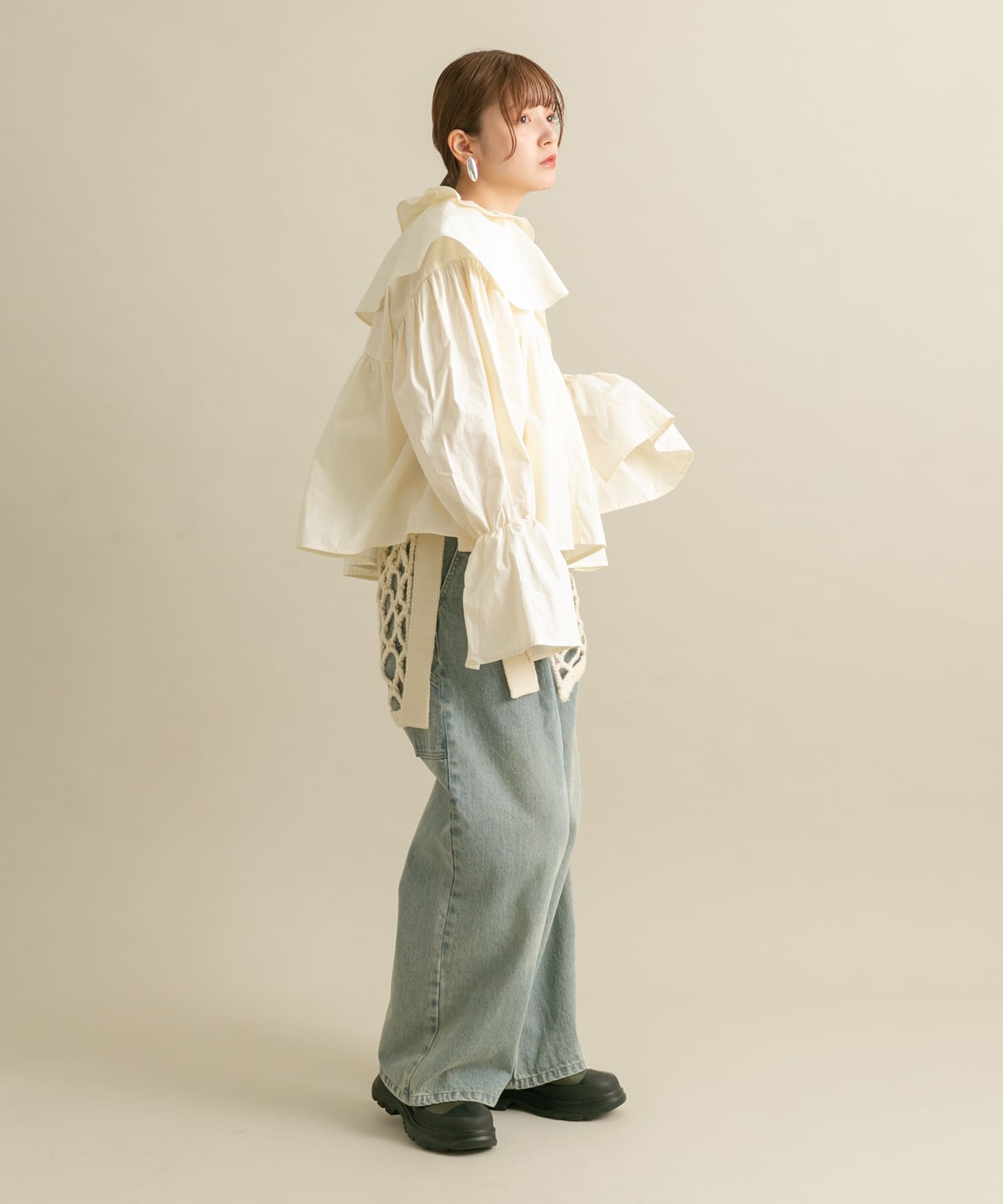 身長：160cm サイズ：one