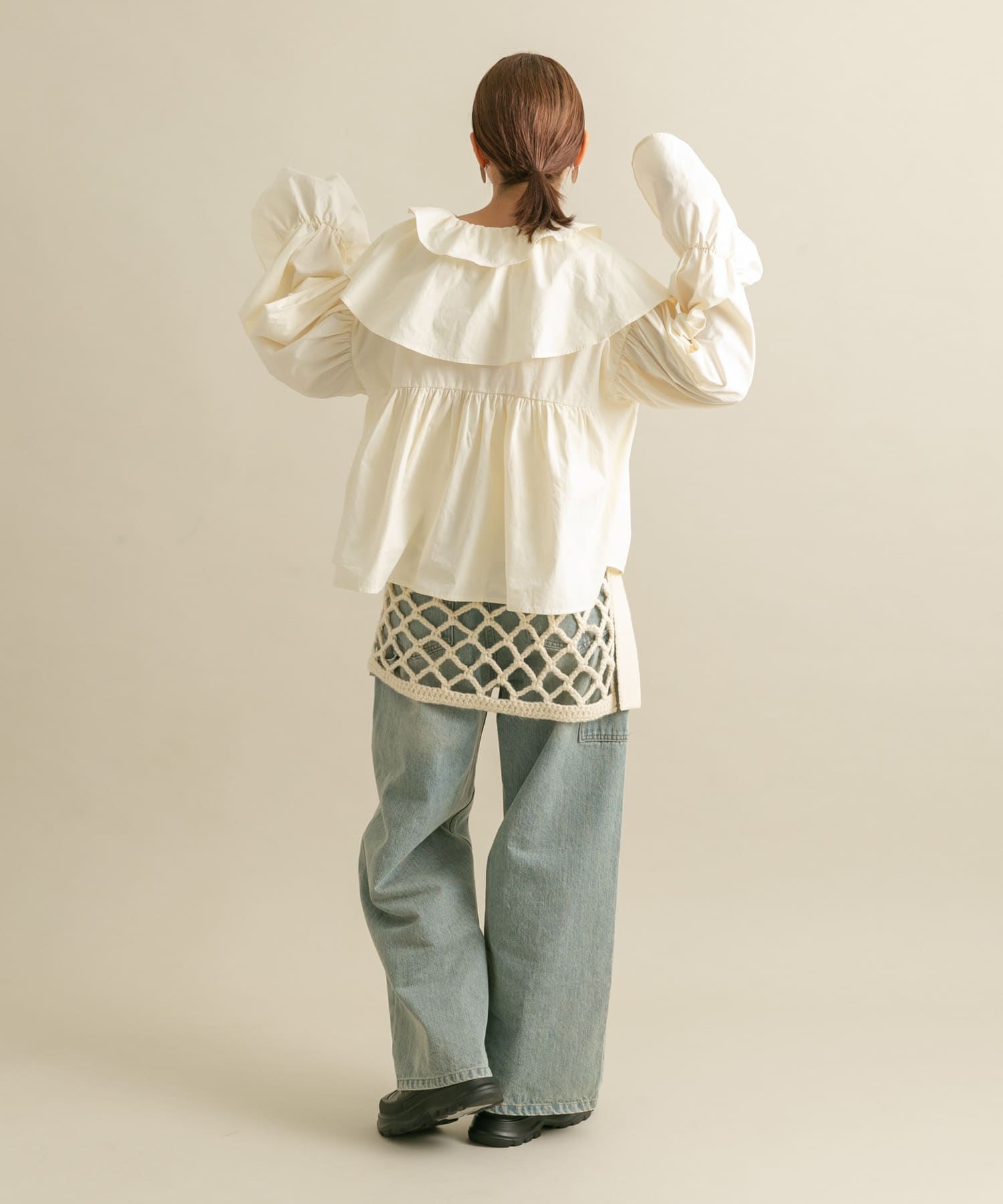 身長：160cm サイズ：one