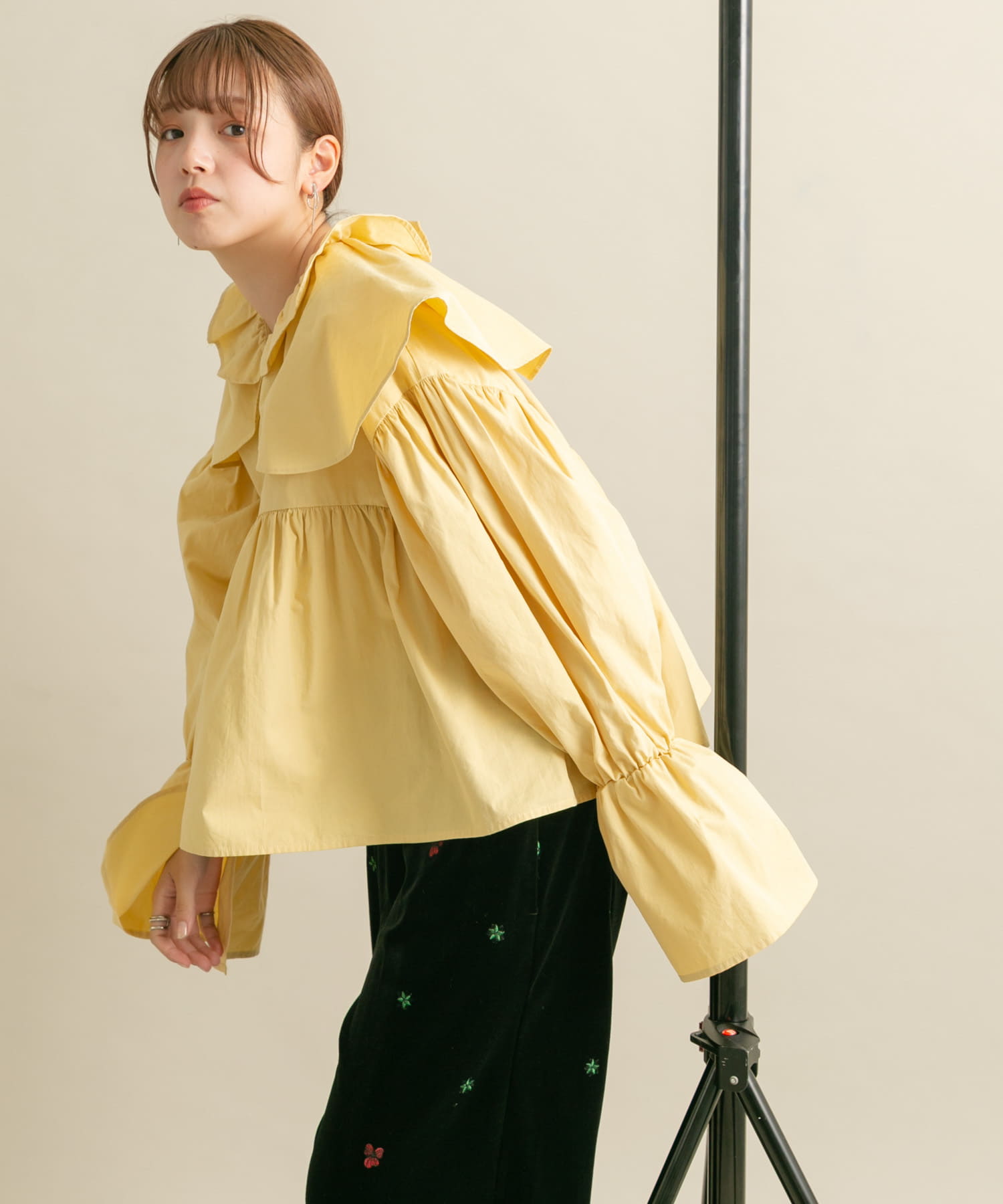 身長：160cm サイズ：one