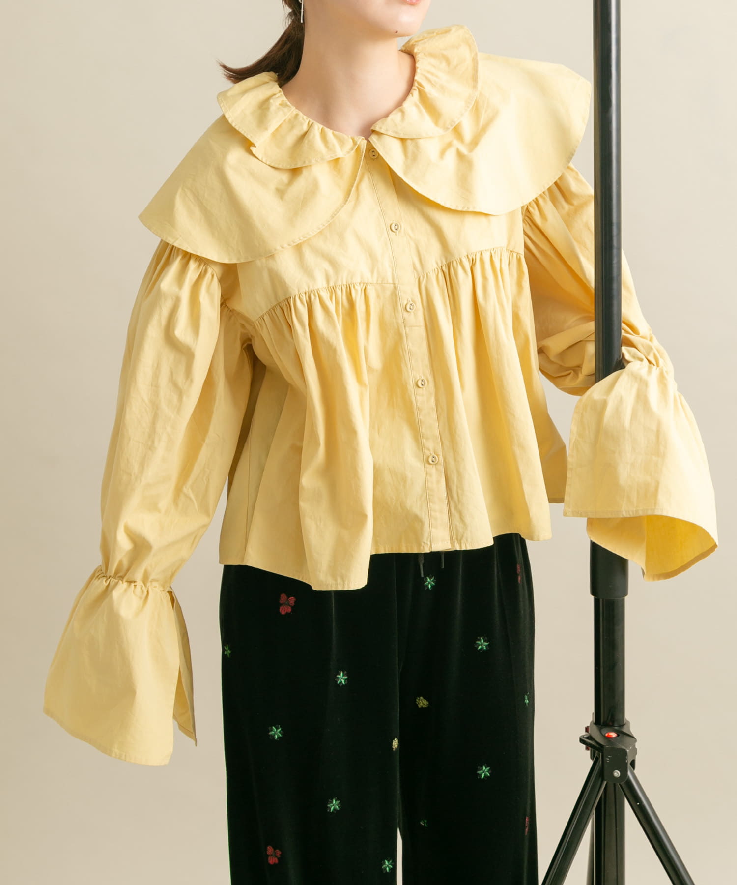身長：160cm サイズ：one