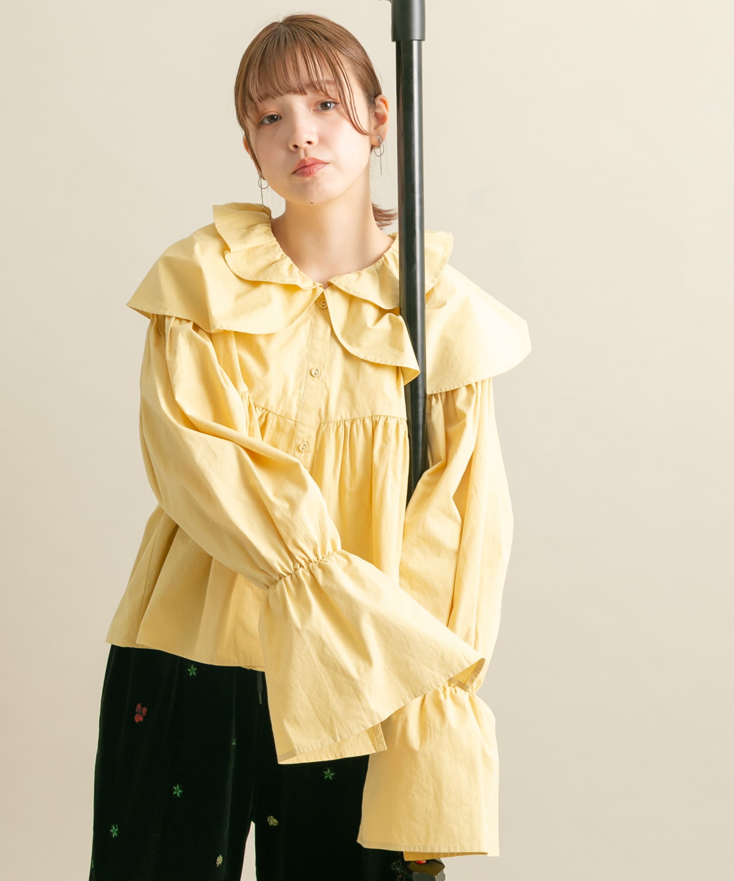 身長：160cm サイズ：one