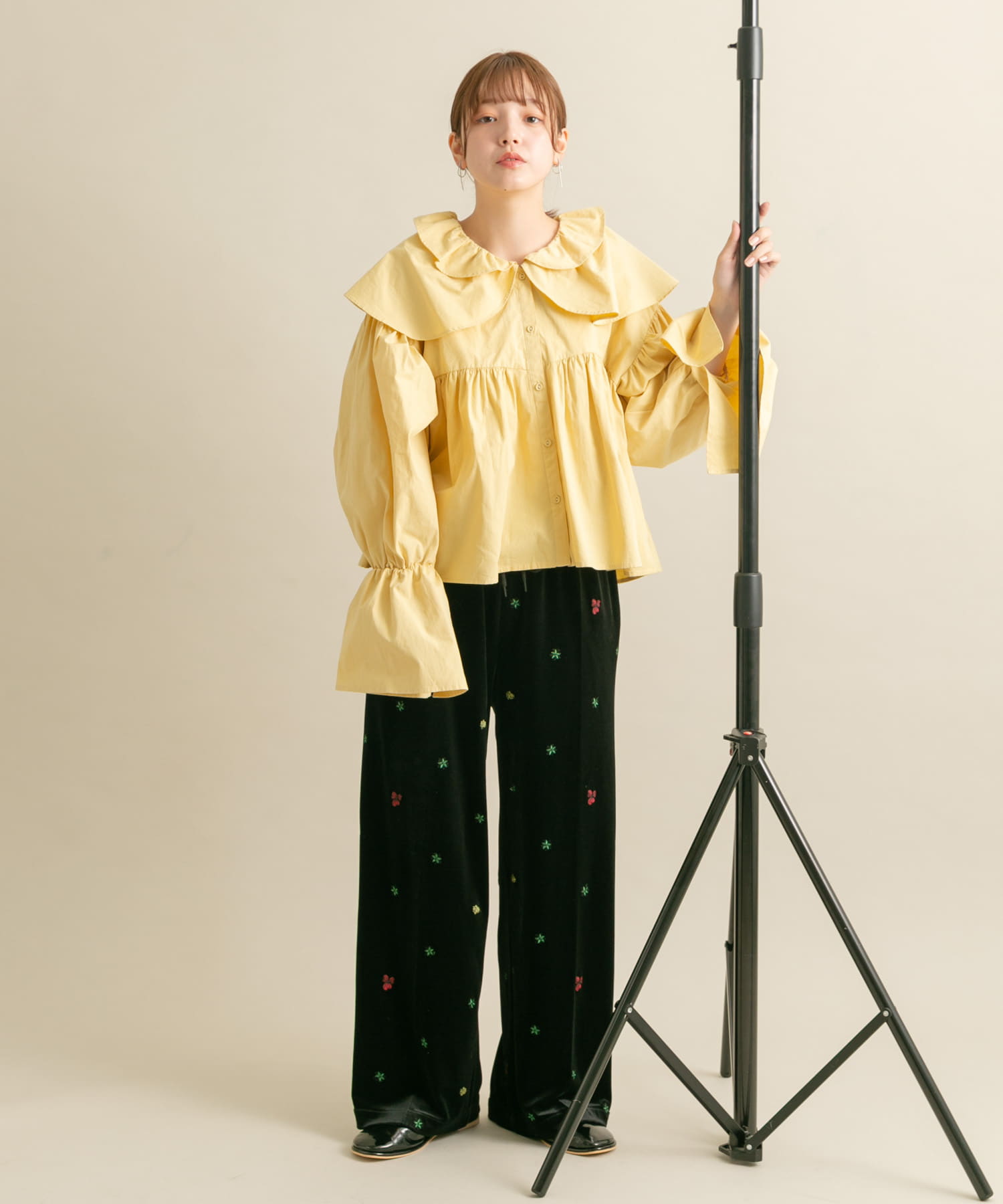 身長：160cm サイズ：one