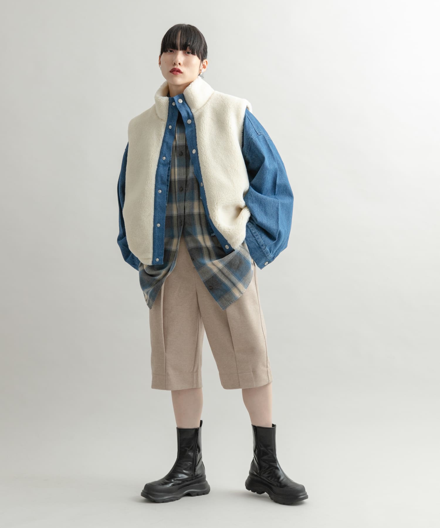 身長：160cm サイズ：one