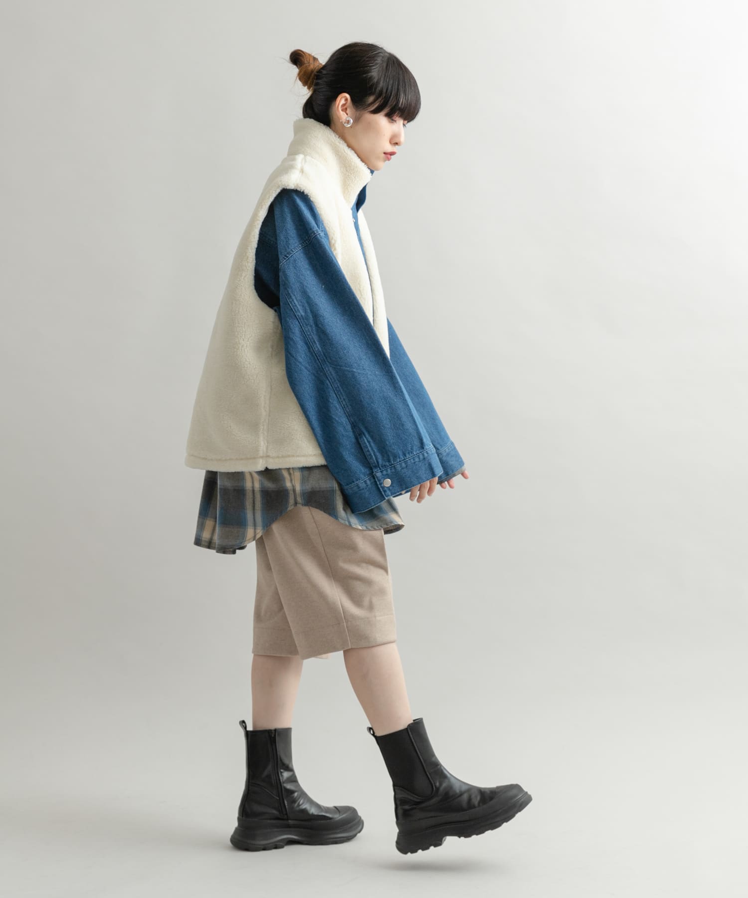 身長：160cm サイズ：one