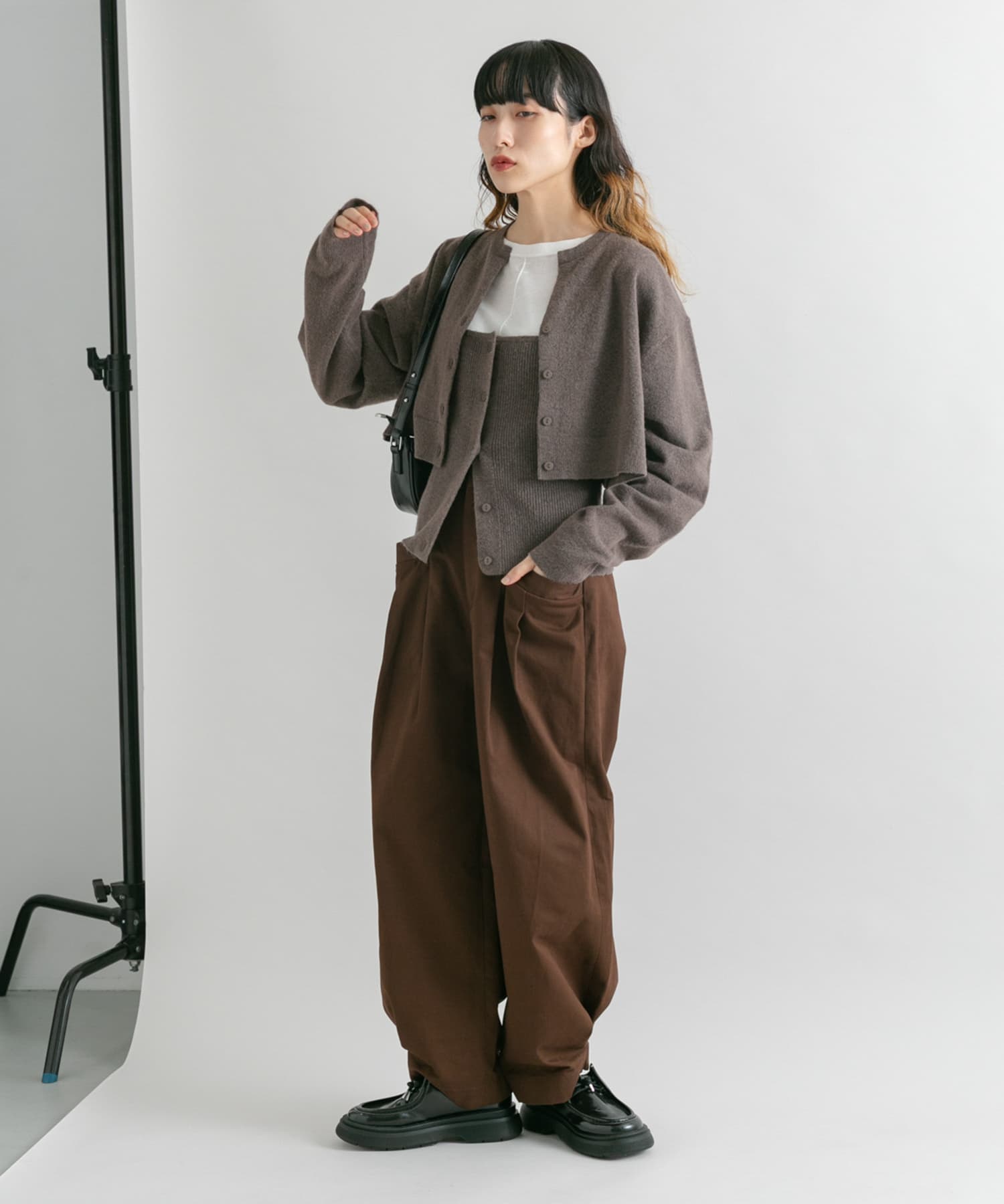 身長：160cm サイズ：one