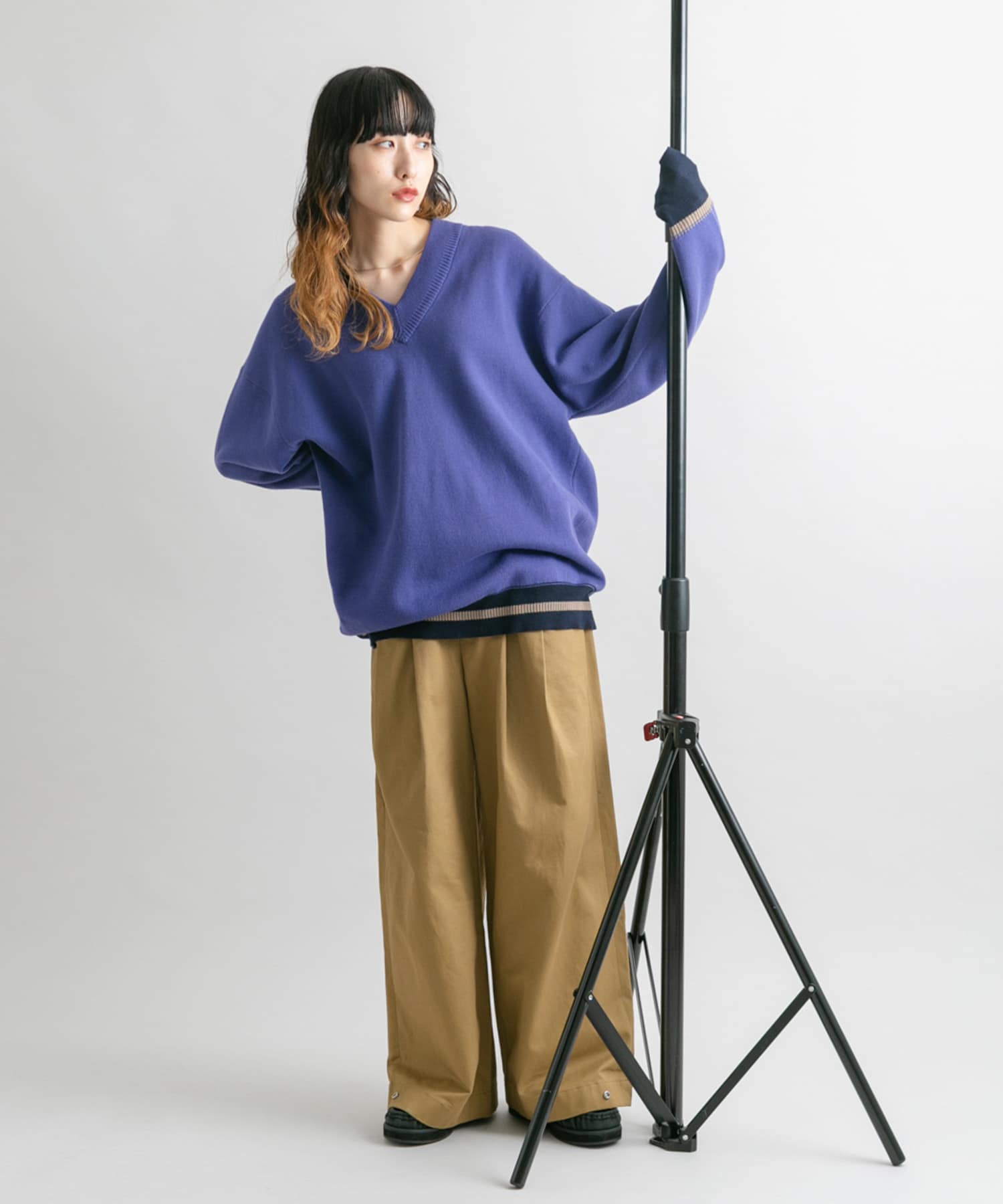 身長：160cm サイズ：one