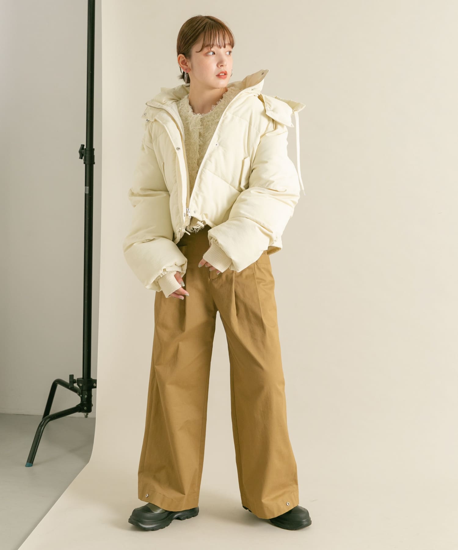 身長：160cm サイズ：one