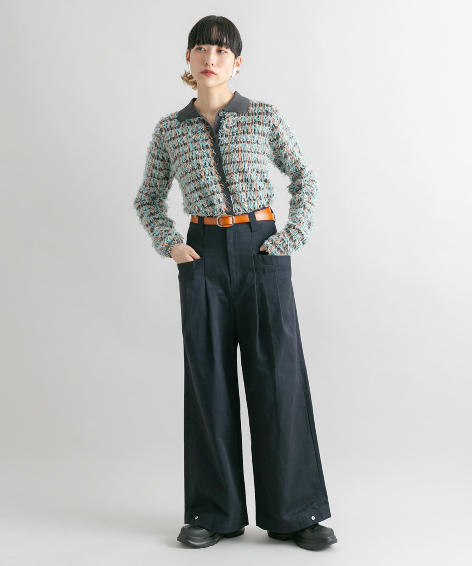 身長：160cm サイズ：one