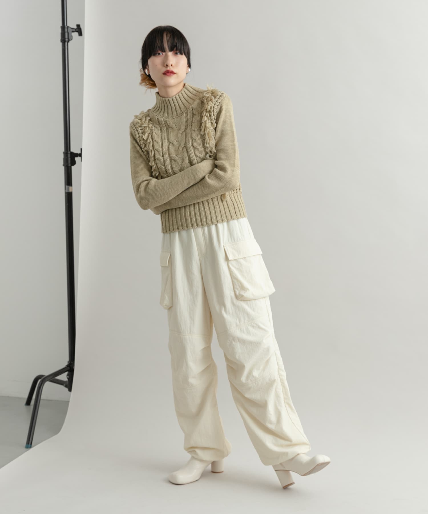身長：160cm サイズ：one