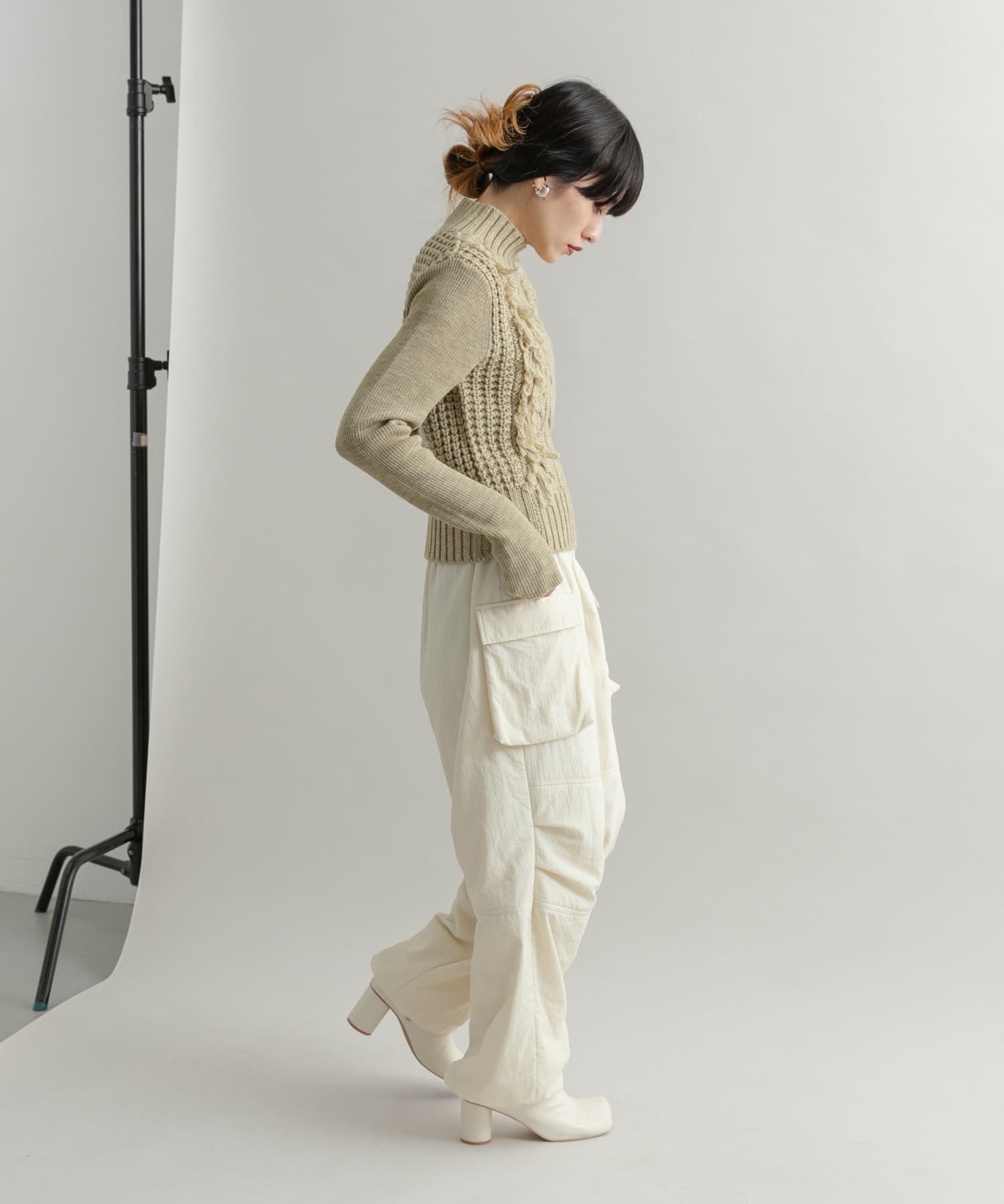 身長：160cm サイズ：one