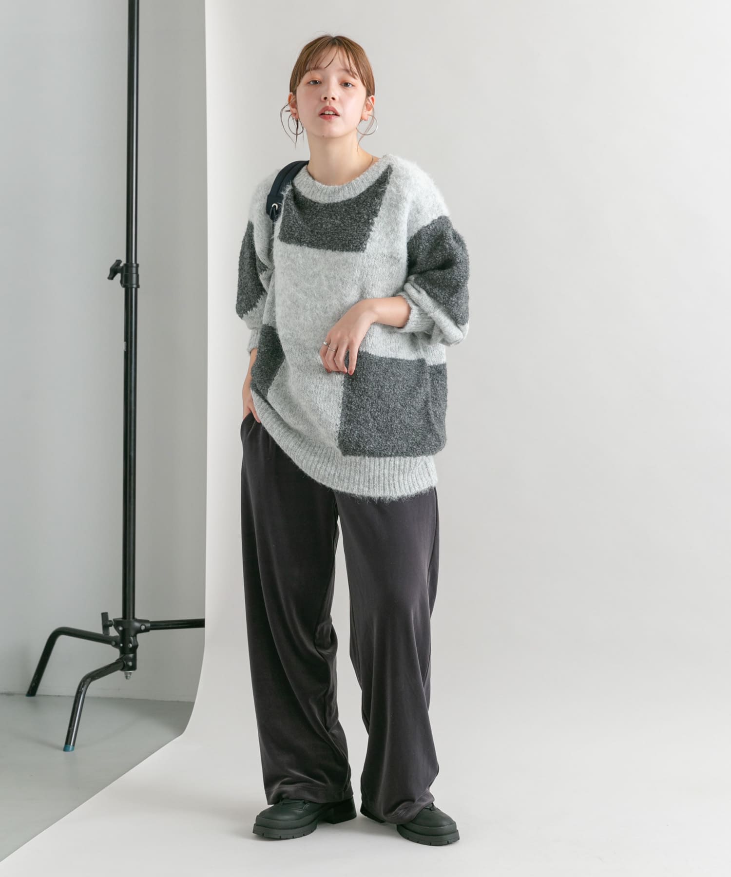 身長：160cm サイズ：one