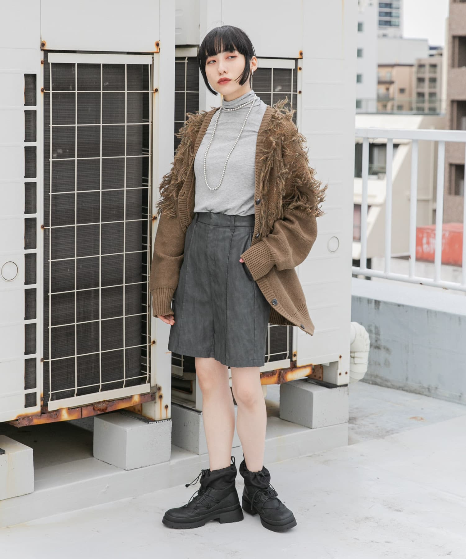 身長：160cm サイズ：one