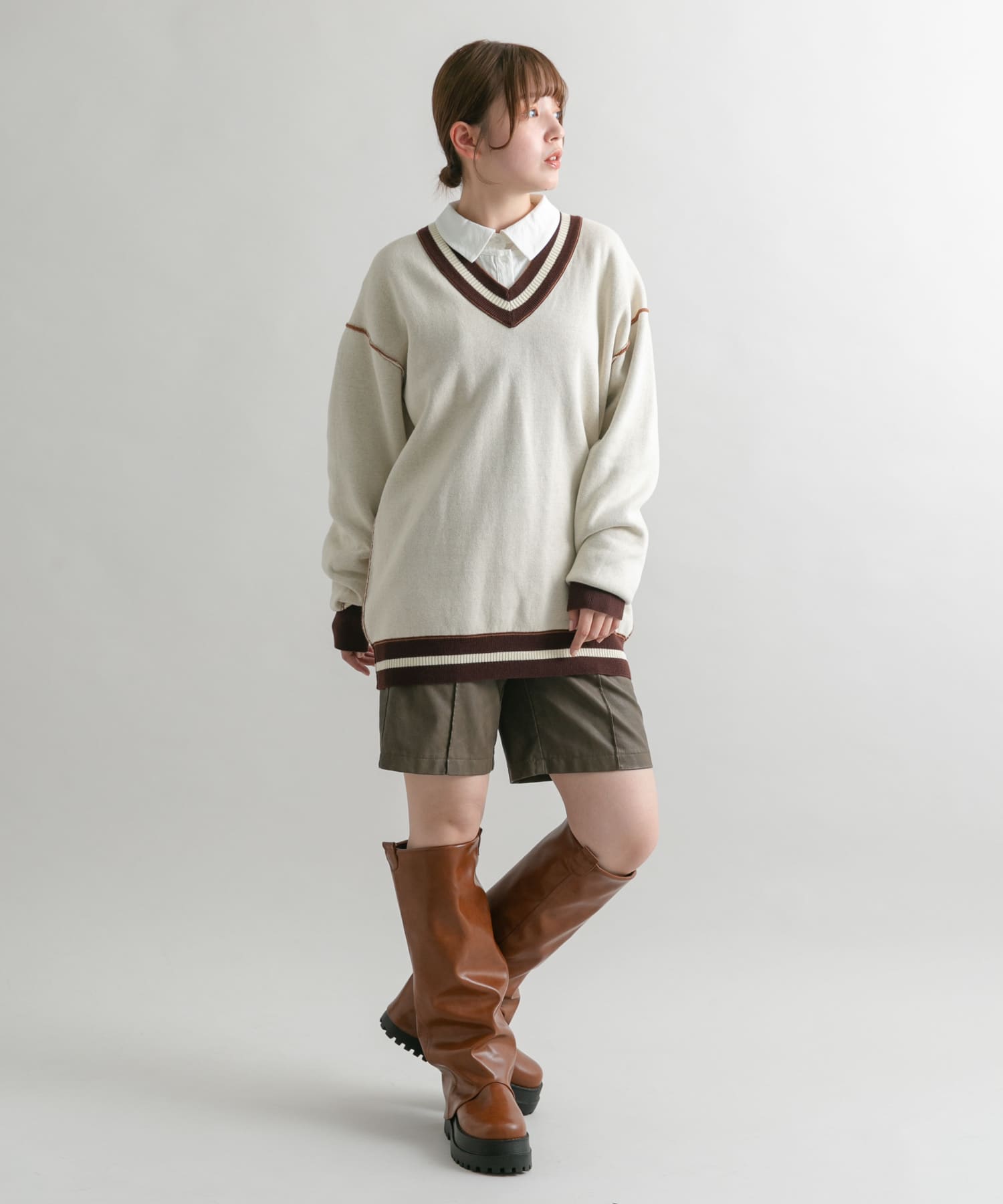 身長：160cm サイズ：one