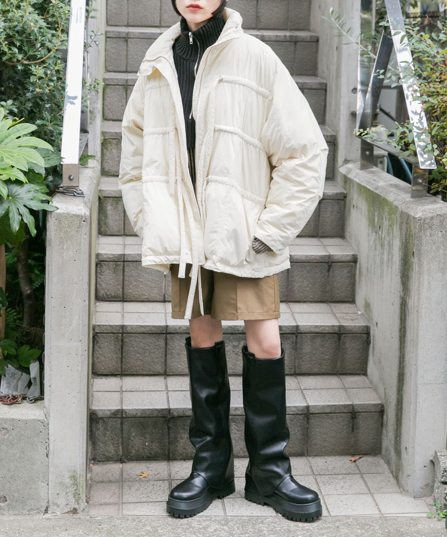 身長：160cm サイズ：one