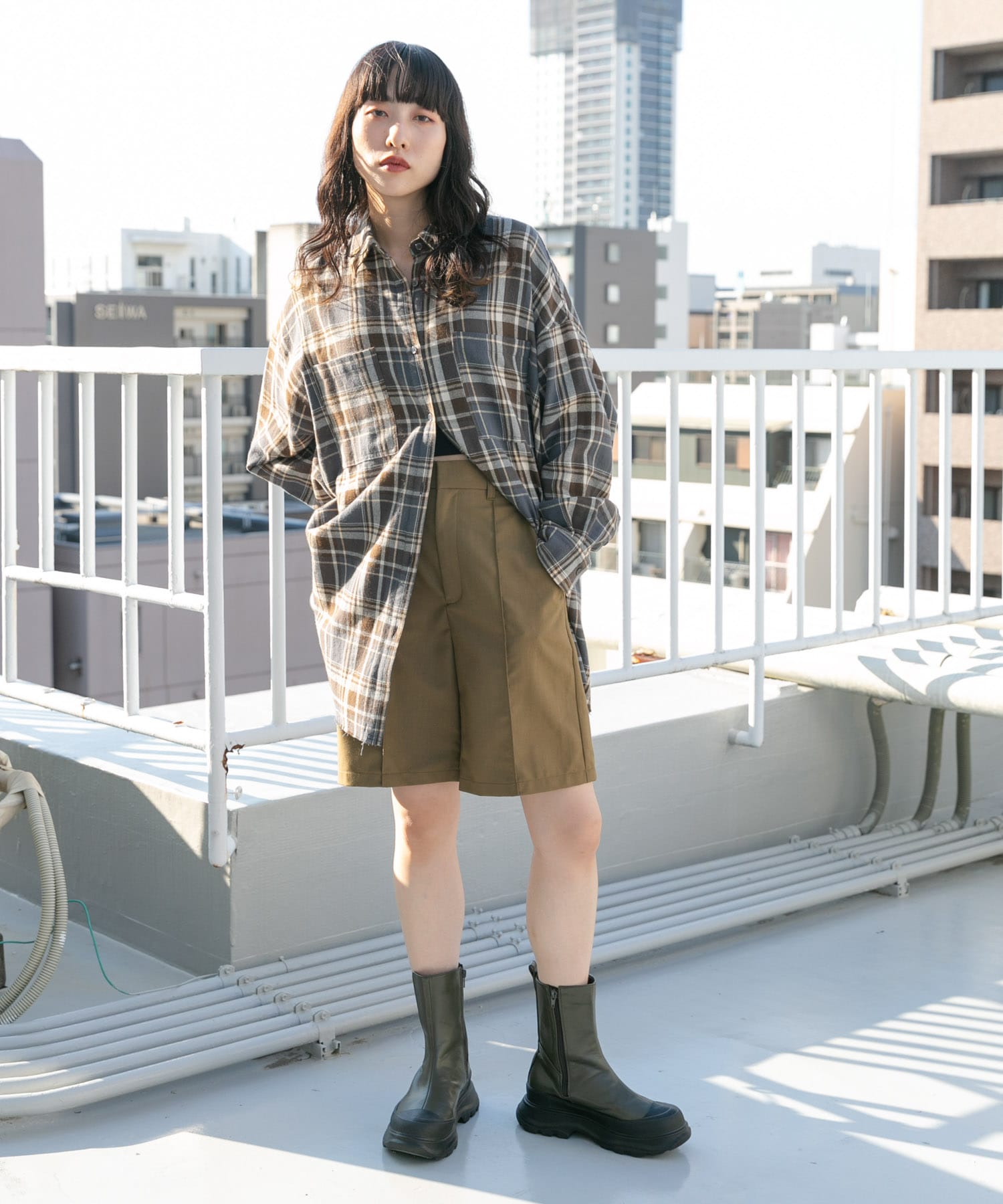 身長：160cm サイズ：one