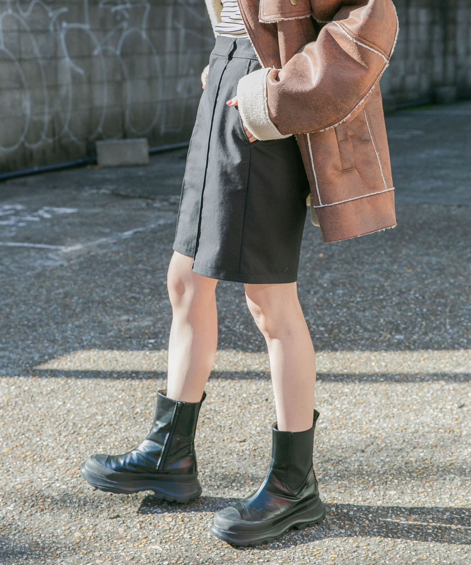 身長：160cm サイズ：one