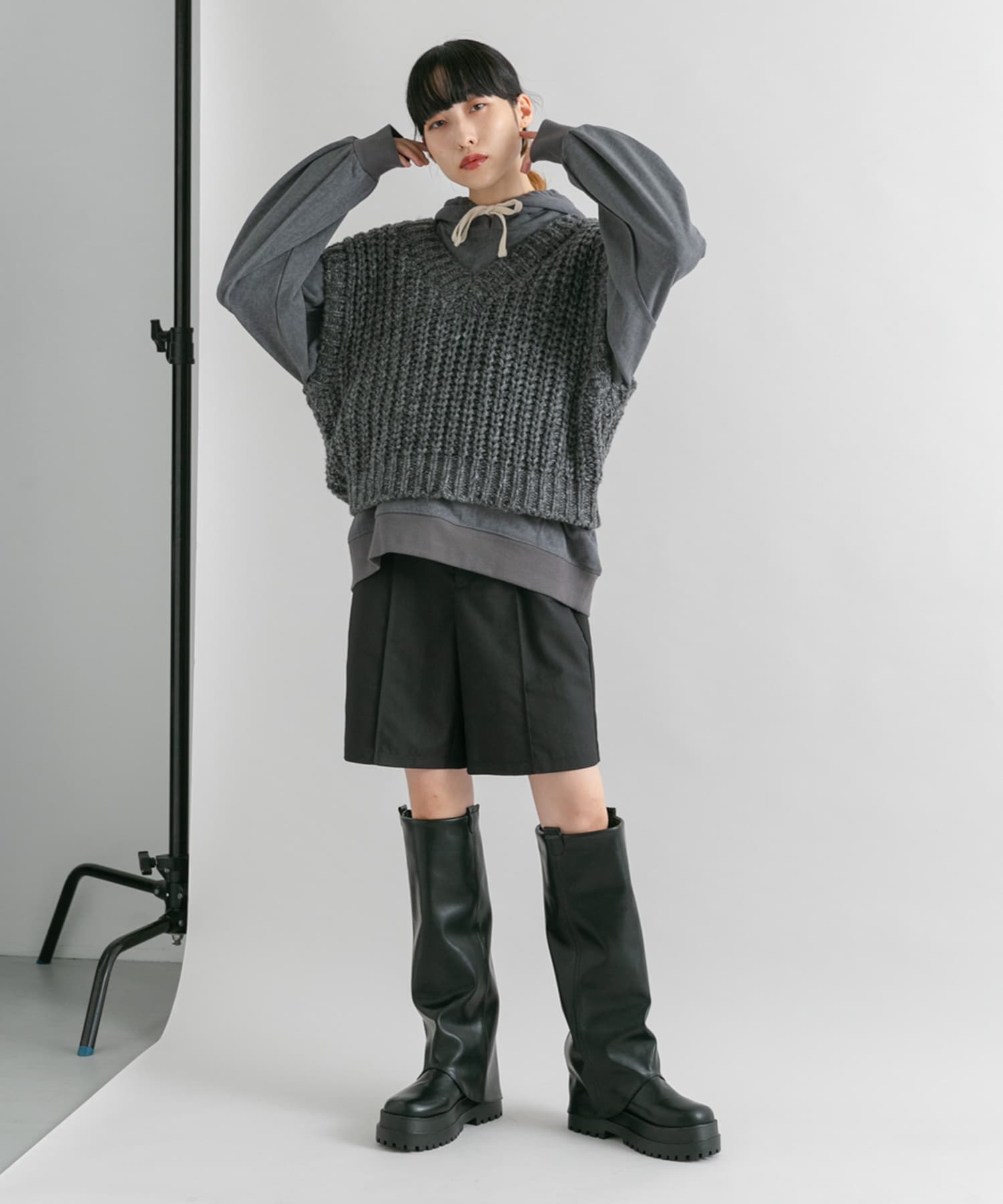 身長：160cm サイズ：one