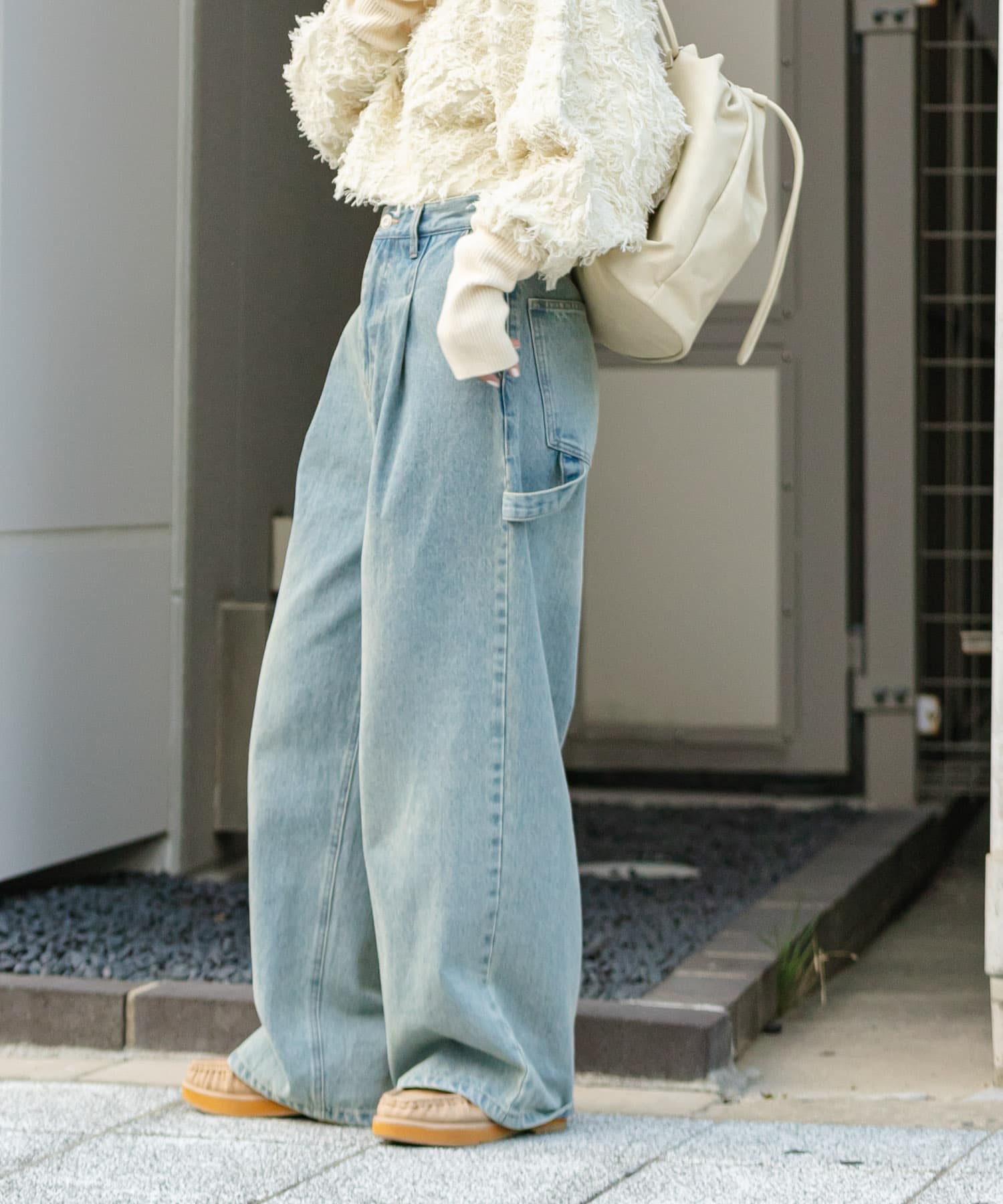 『低身長向けも展開』ペインターWIDEデニム