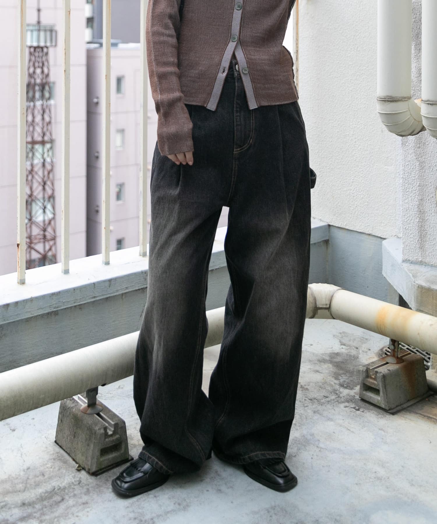 『低身長向けも展開』ペインターWIDEデニム