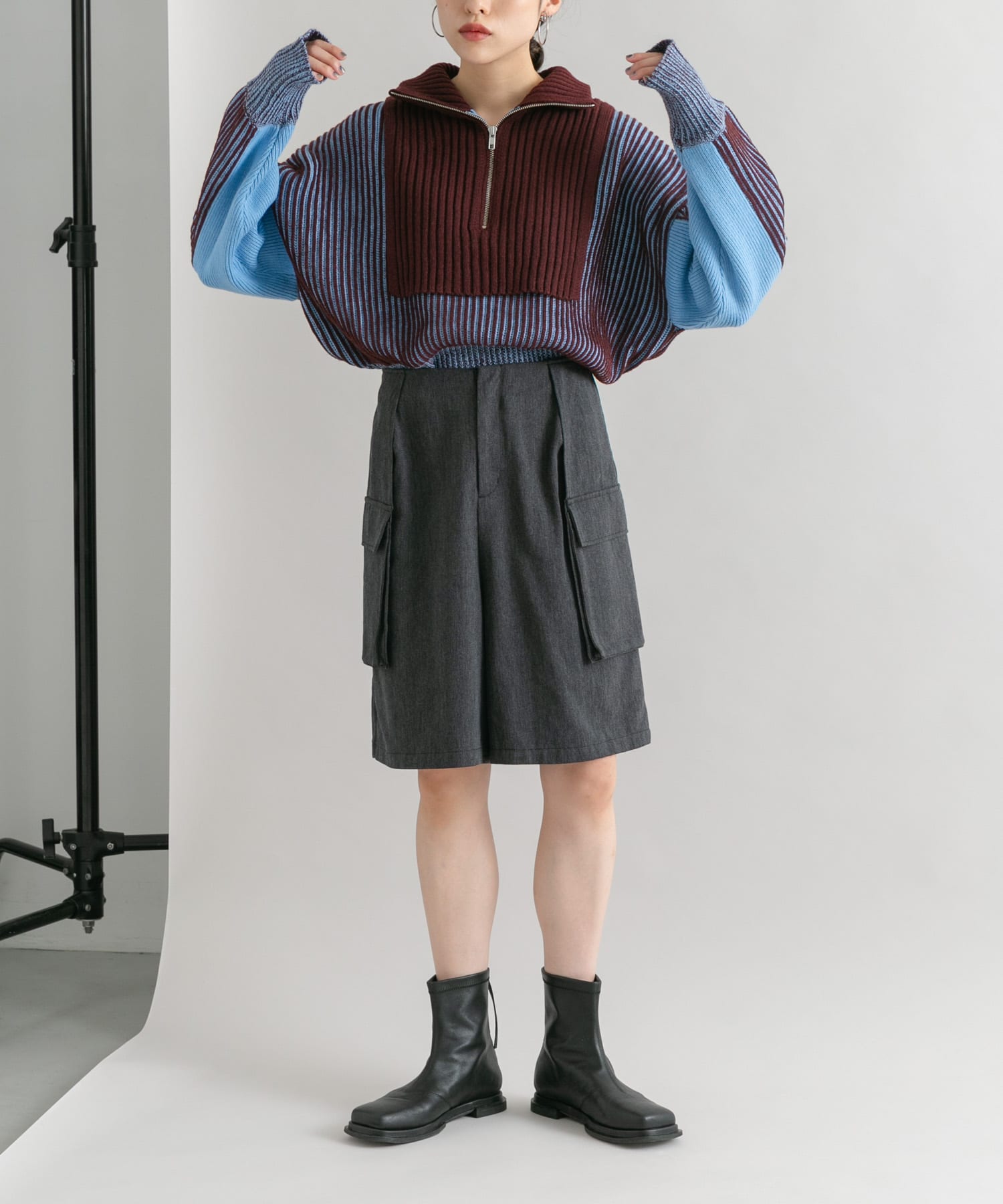 身長：160cm サイズ：one