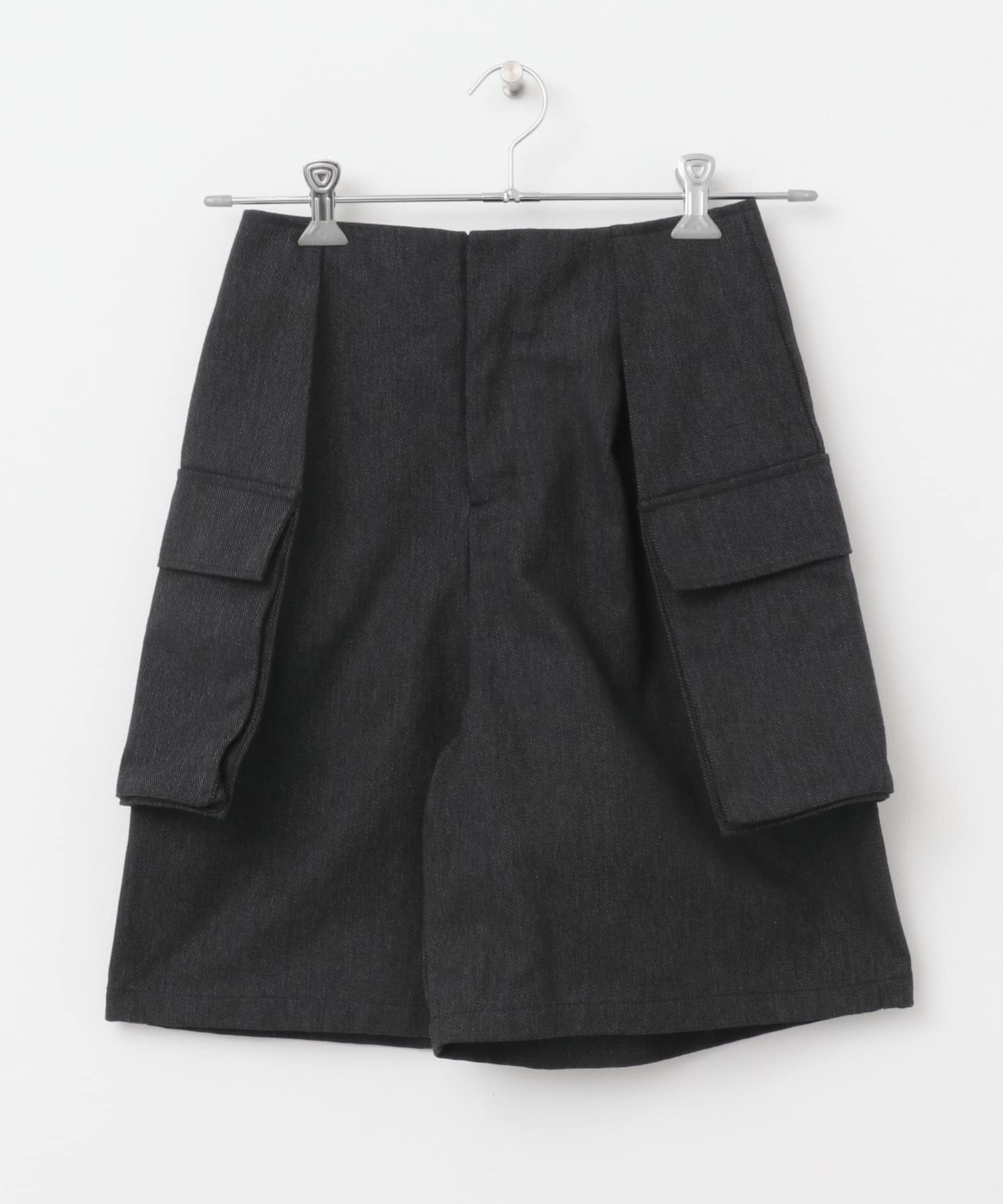 フラップポケットショートパンツ CHARCOAL one
