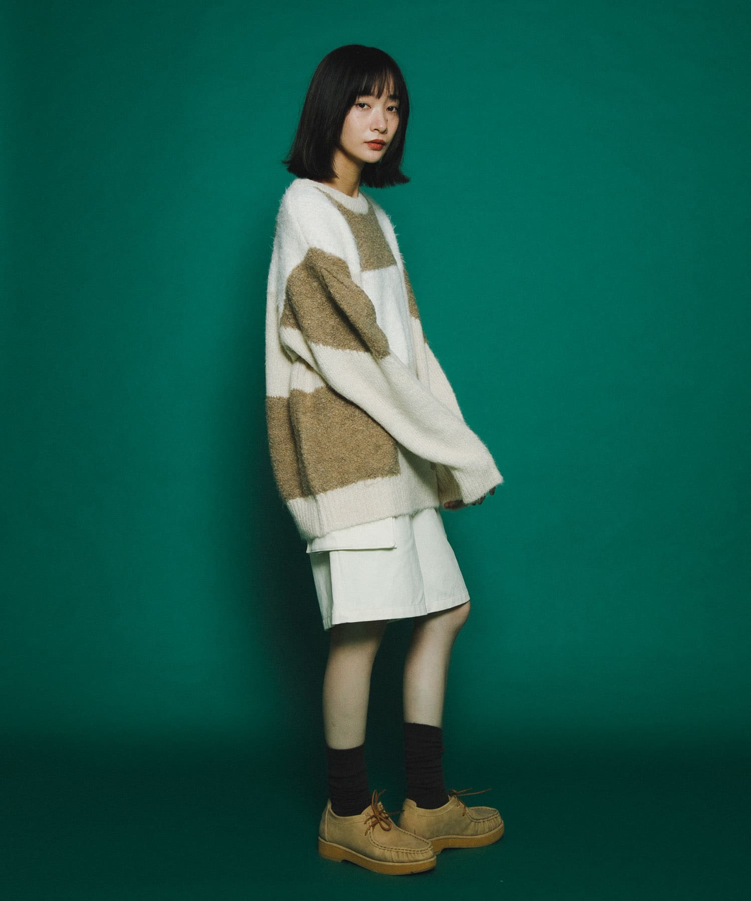 身長：159cm サイズ：one
