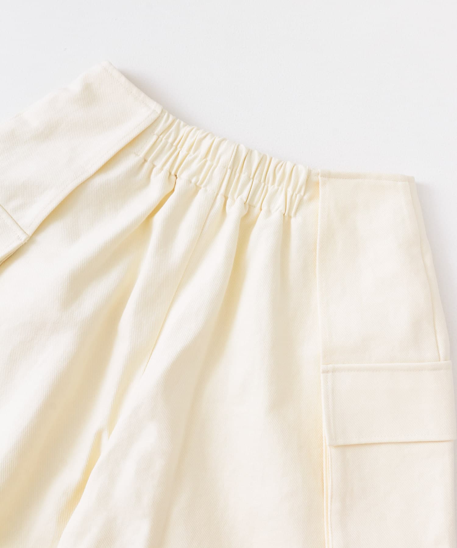 フラップポケットショートパンツ IVORY one