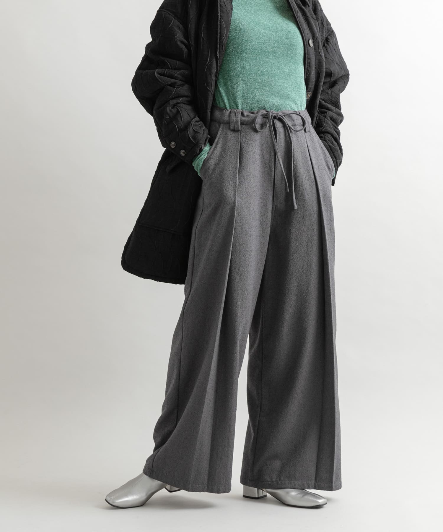 身長：160cm サイズ：one