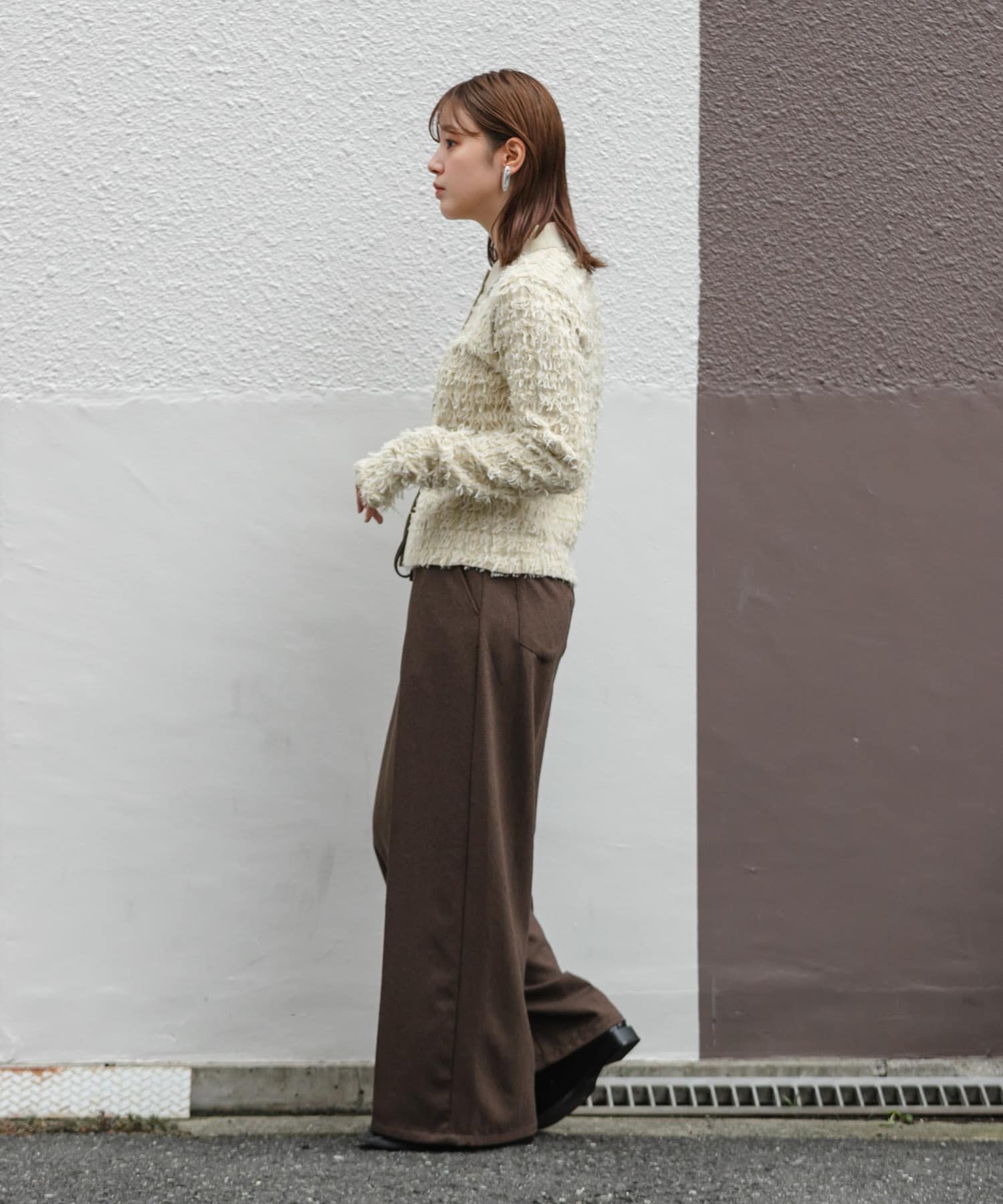 身長：160cm サイズ：one