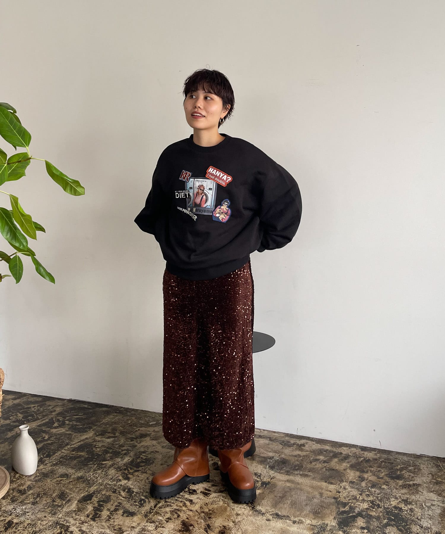 身長：159cm サイズ：36