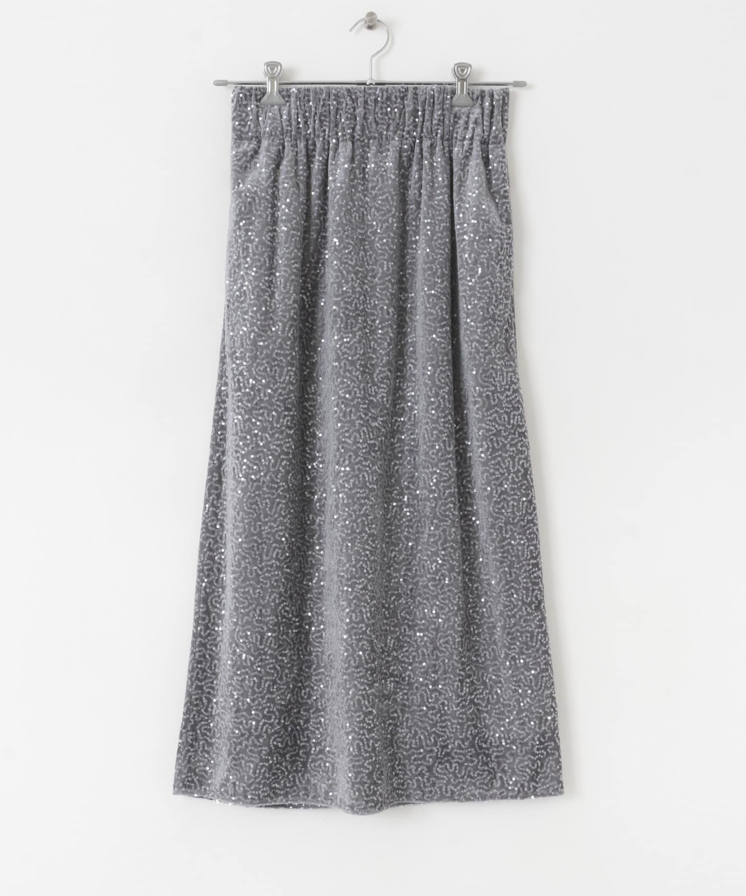 スパンコールスカート GRAY 36
