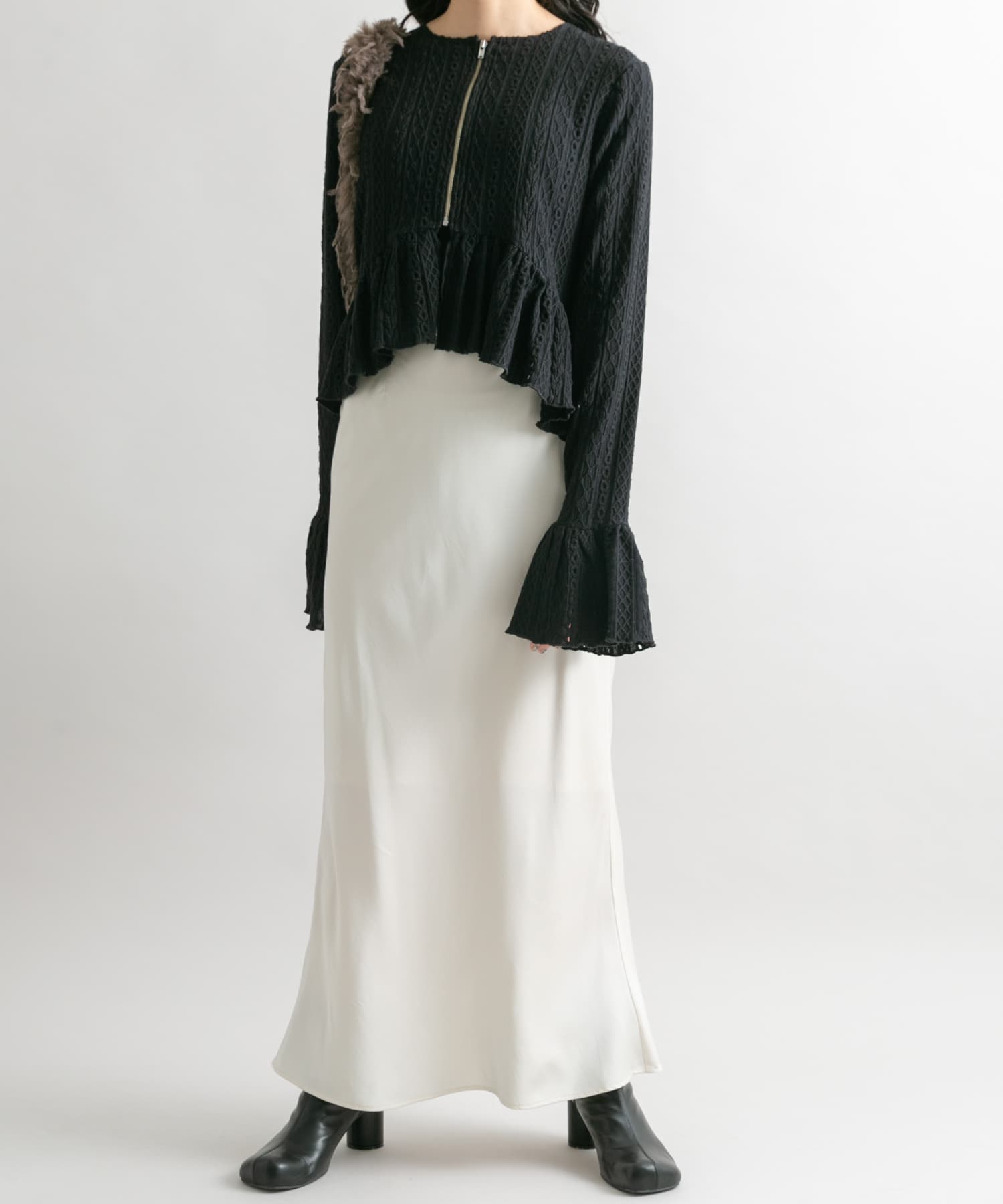 身長：160cm サイズ：one